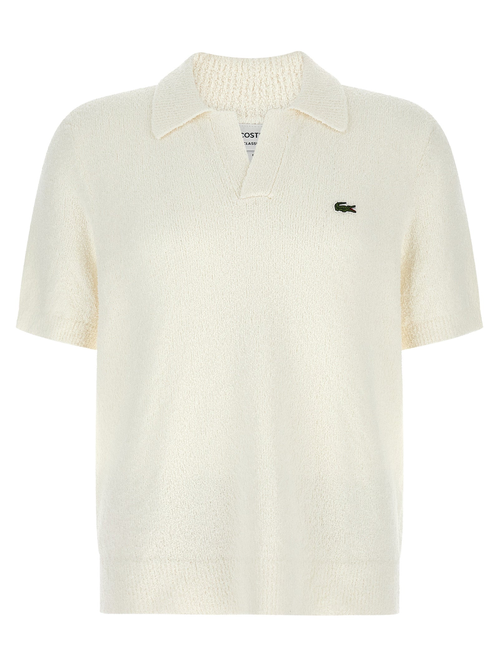 Lacoste Bouclé Knitted Polo Shirt