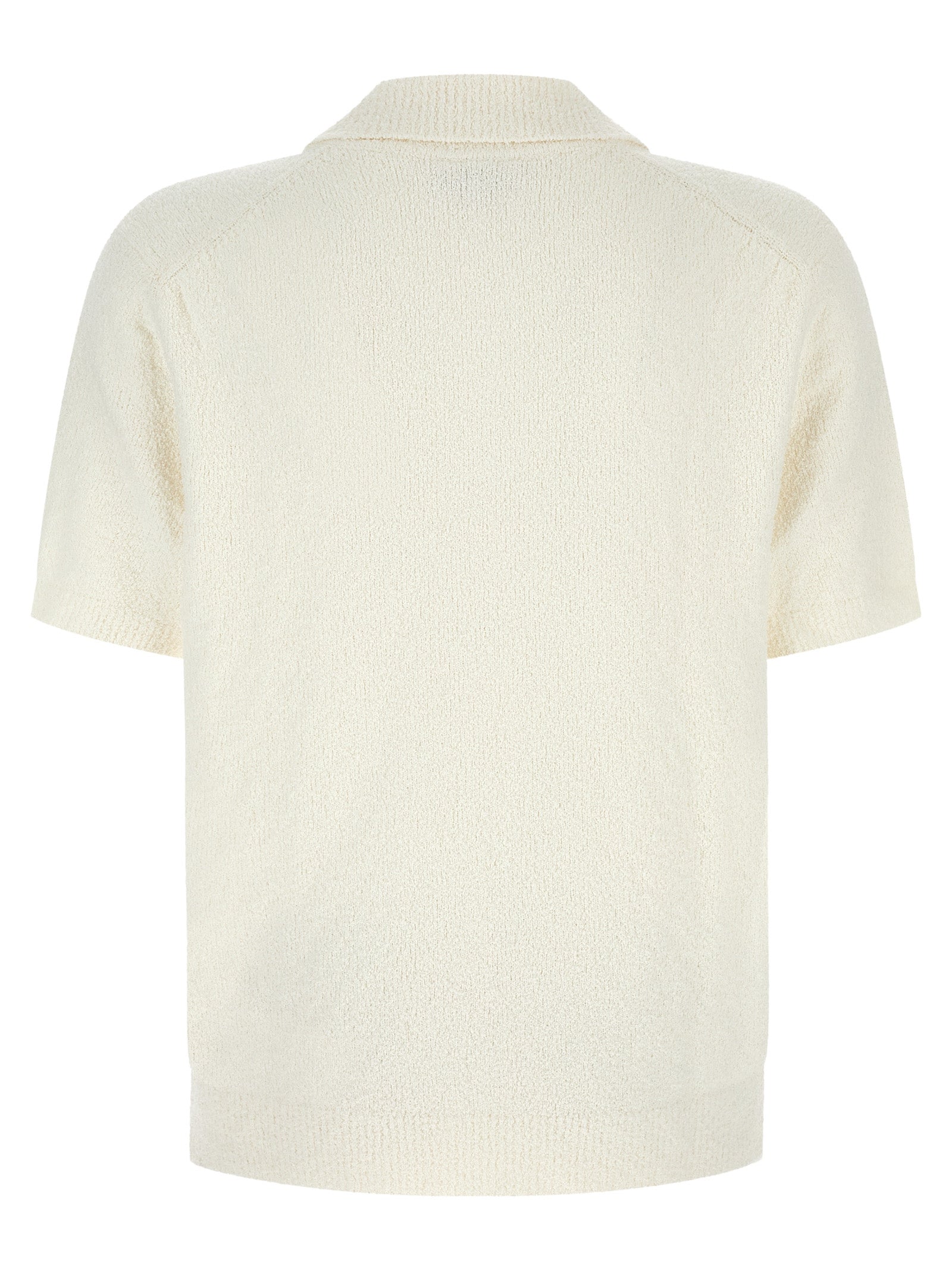 Lacoste Bouclé Knitted Polo Shirt