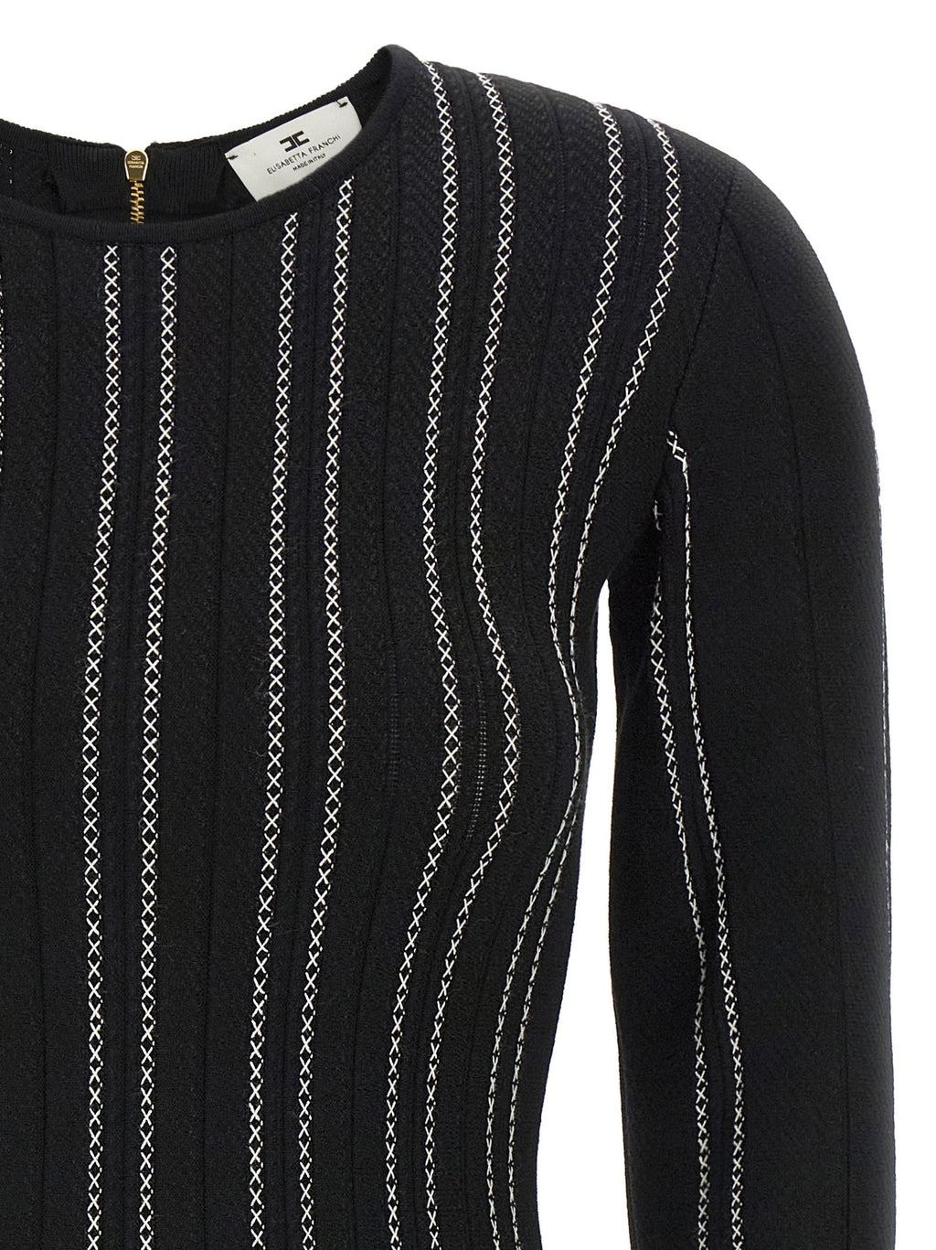Elisabetta Franchi Origami Knit Dress
