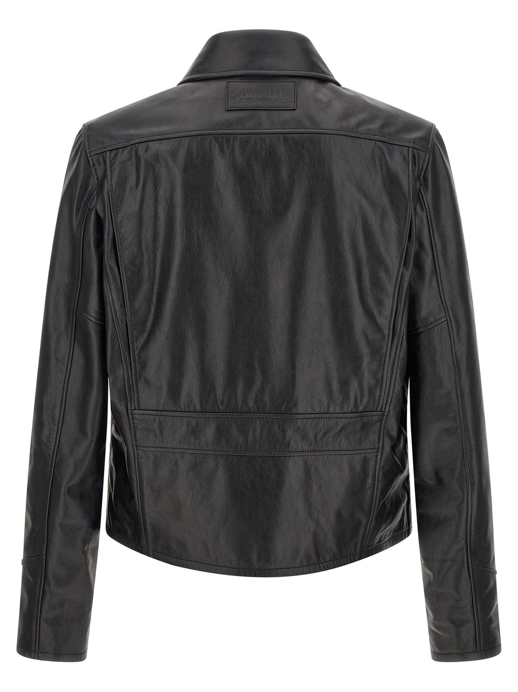 Amiri Leather Jacket With Zip