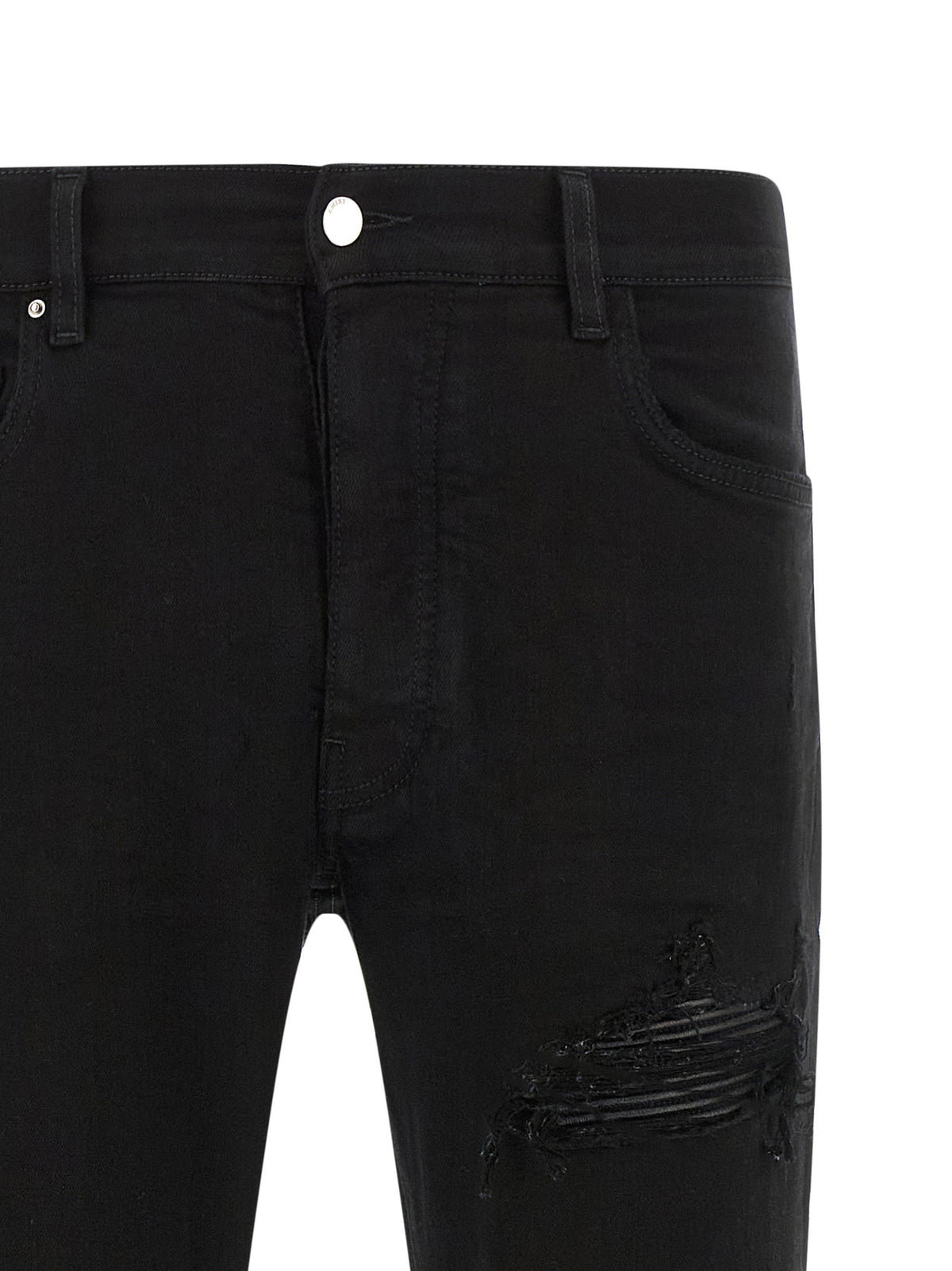 Amiri Mx1 Jeans With Distressed Details