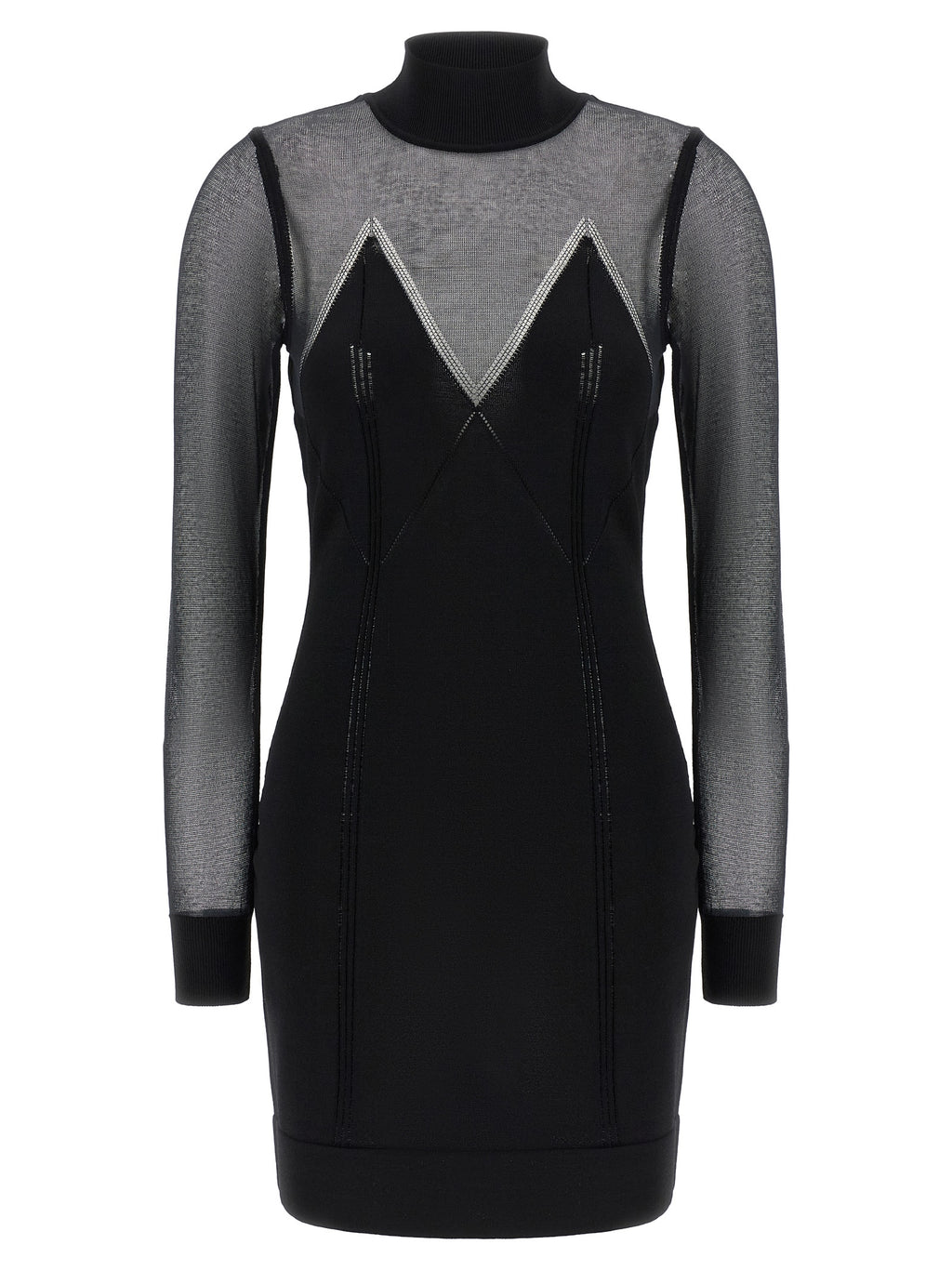 Elisabetta Franchi Dress With Transparencies