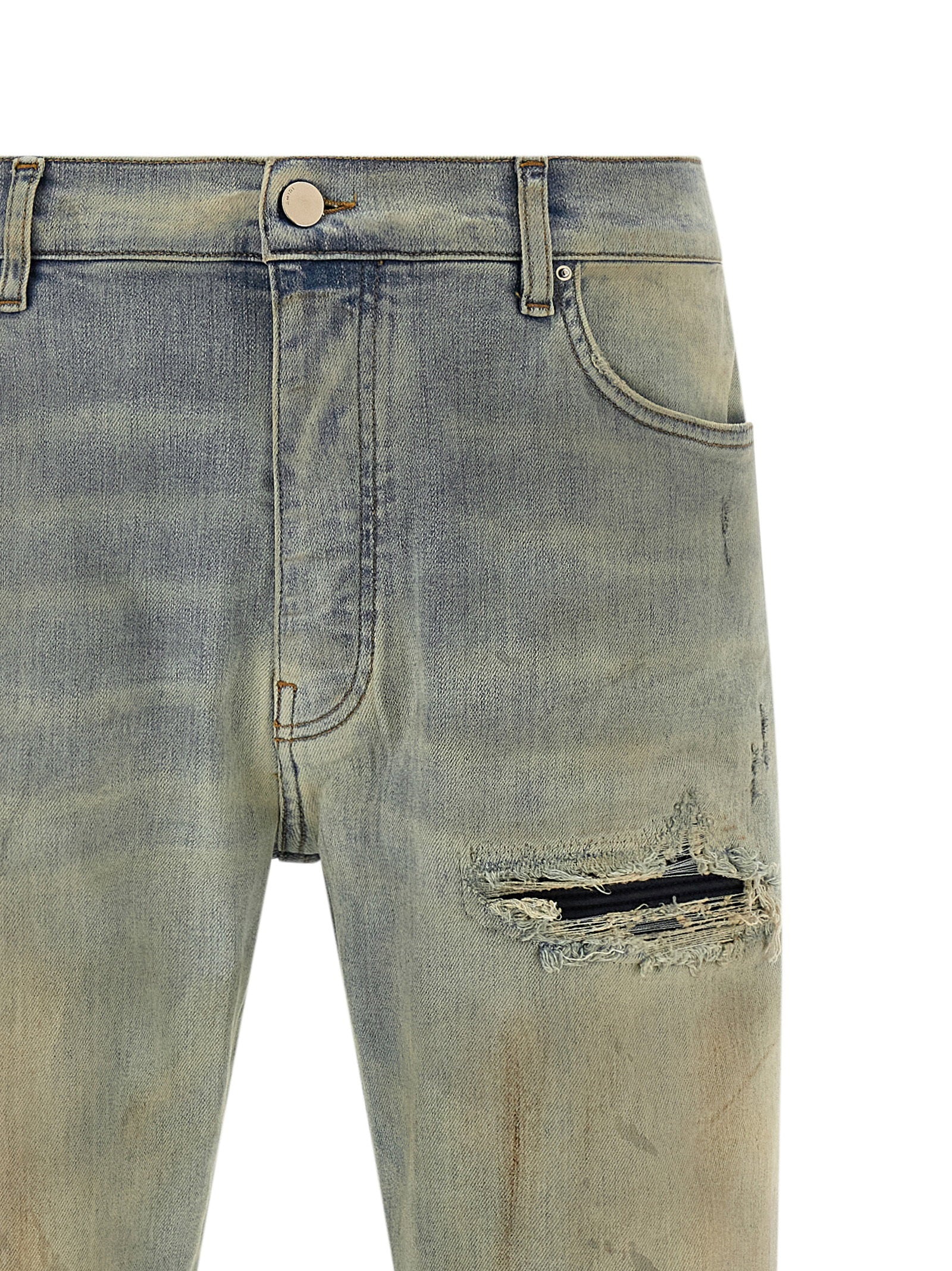 Amiri Suede Mx1 Jeans