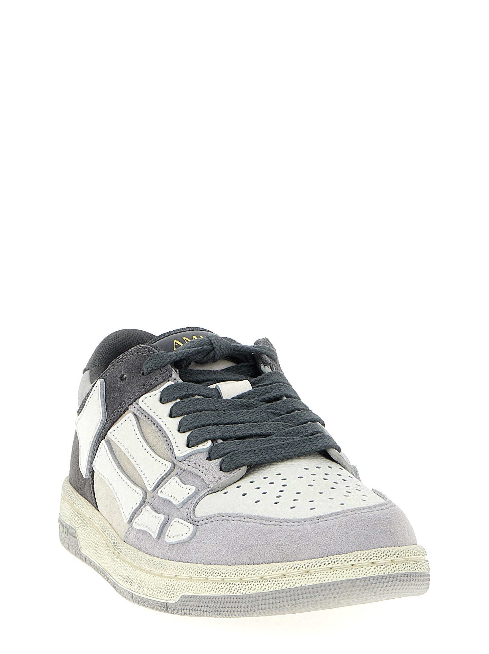 Amiri Distressed Skel Top Low Sneakers