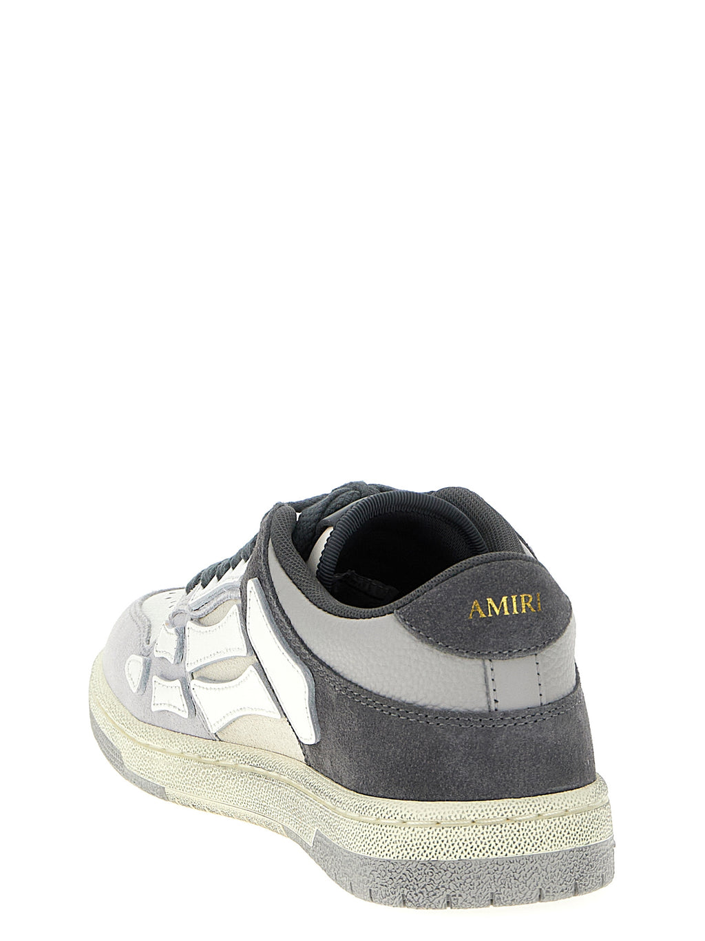 Amiri Distressed Skel Top Low Sneakers