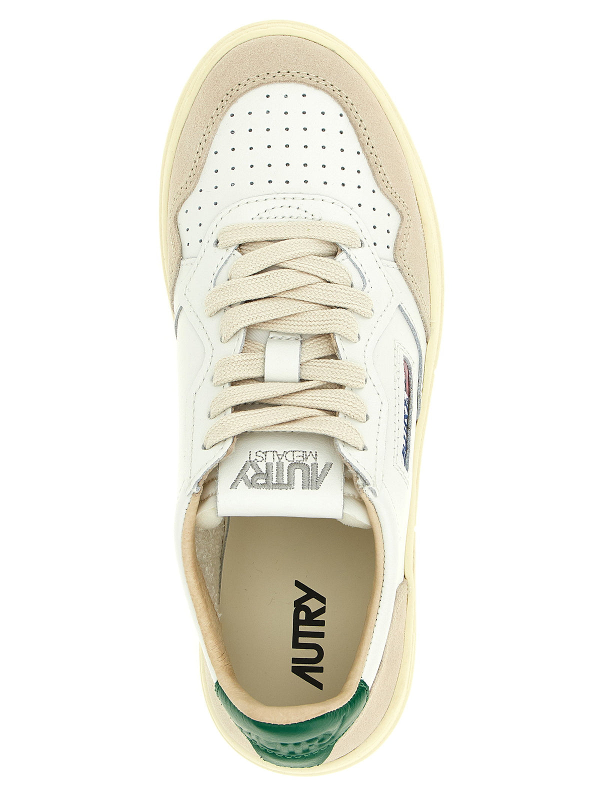 Autry Medalist Low Leather And Suede Sneakers