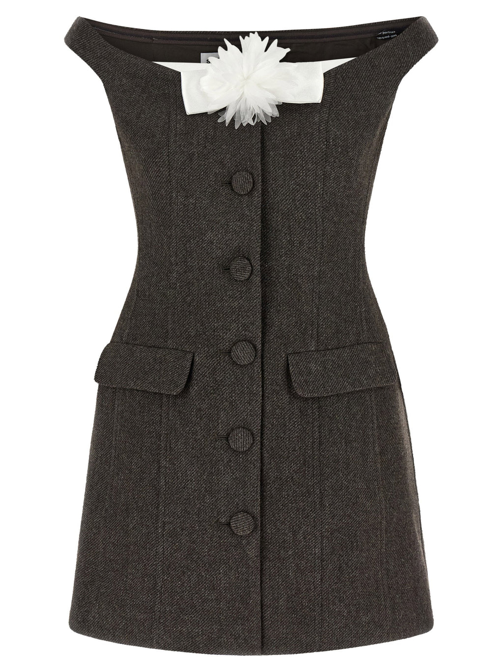 Self-Portrait Bardot Neckline Dress