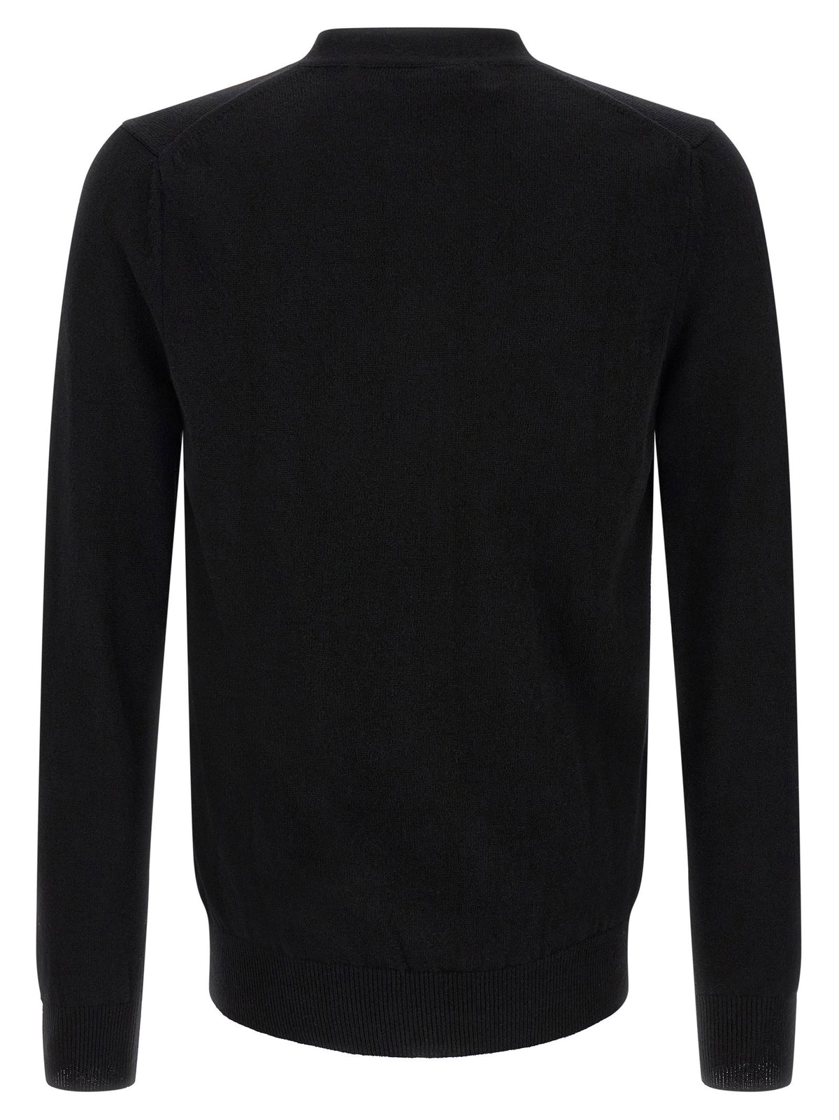 Comme Des Garçons Play Wool Cardigan With Heart Patch