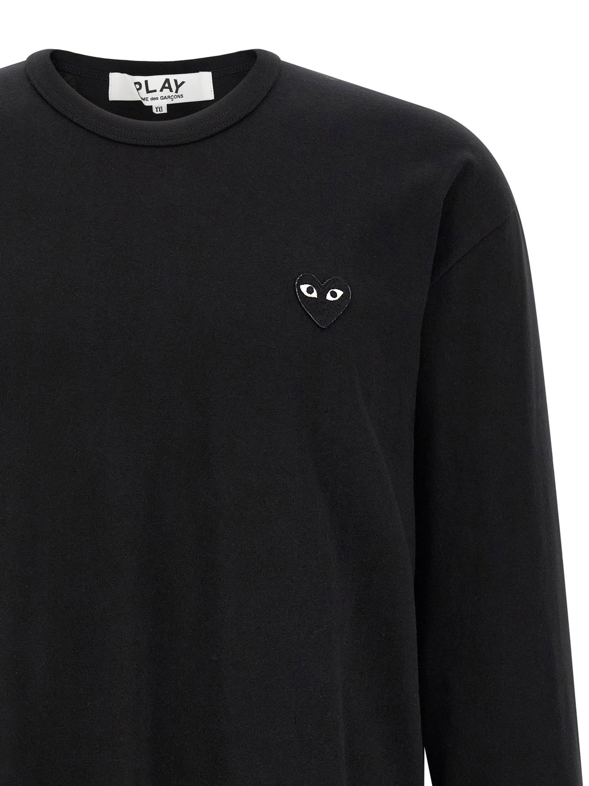 Comme Des Garçons Play Heart Patch Long Sleeve T-shirt