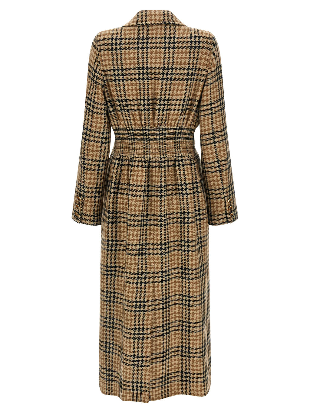 Valentino Garavani Houndstooth Wool Coat