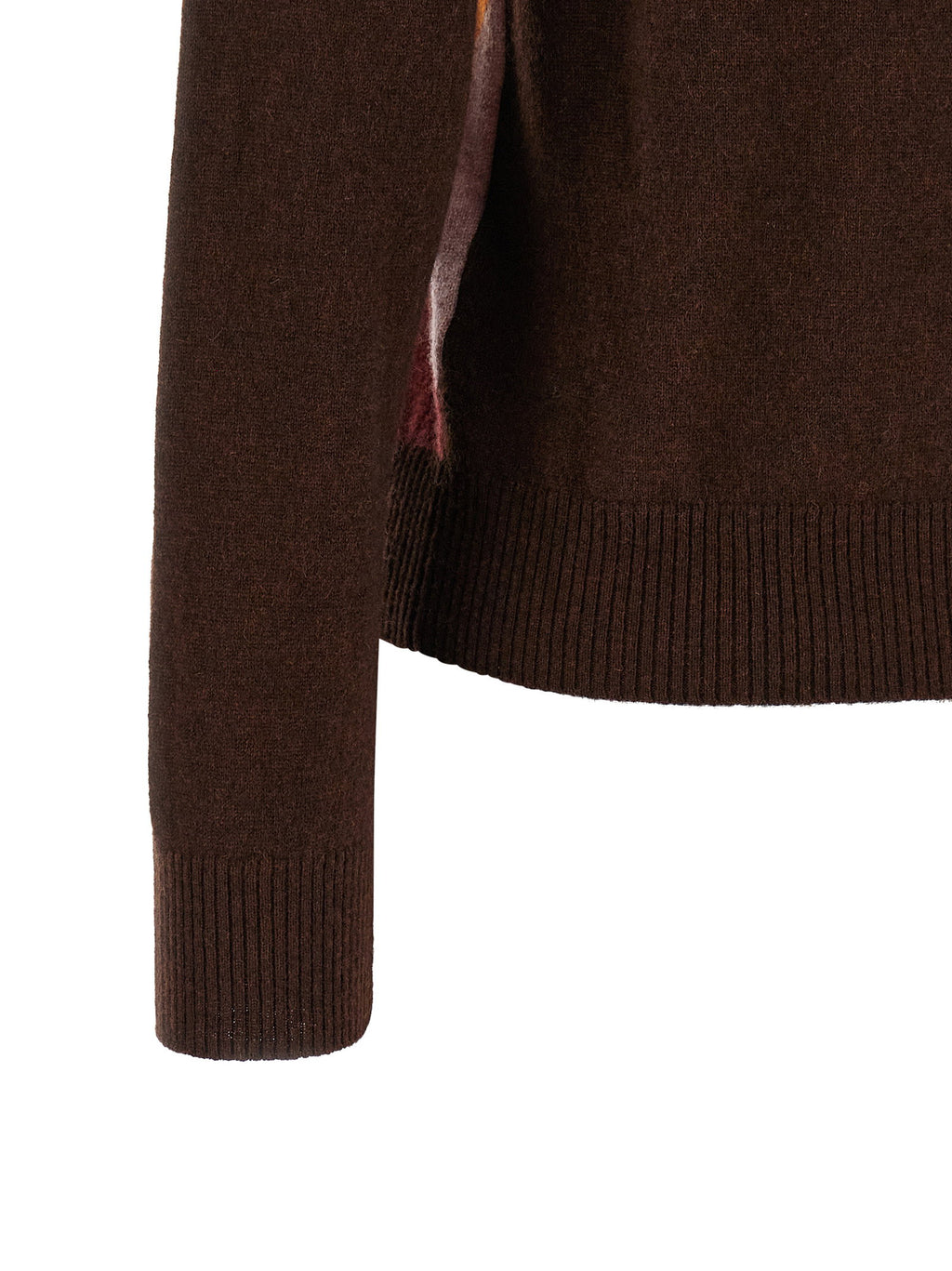 Ballantyne Crewneck Sweater With Diamond Intarsia