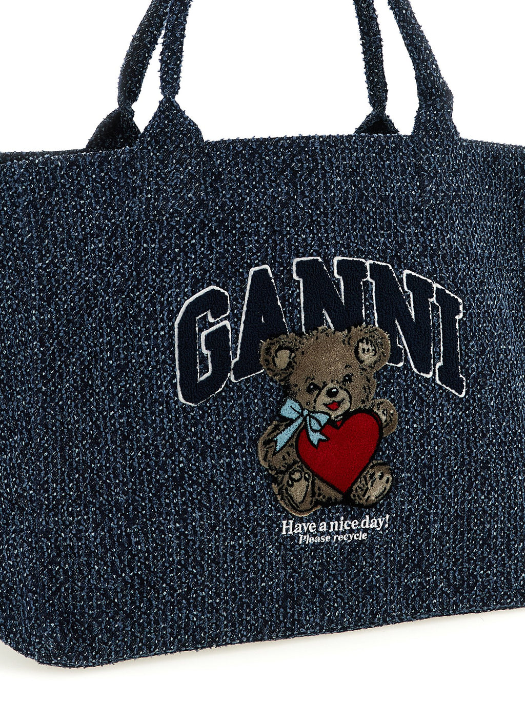 Ganni Xxl Bear Shopping Bag