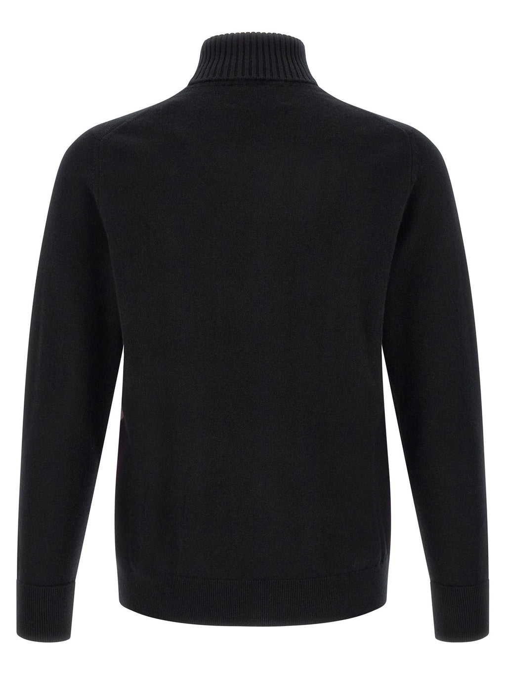 Ballantyne Classic Diamond Intarsia Turtleneck Sweater