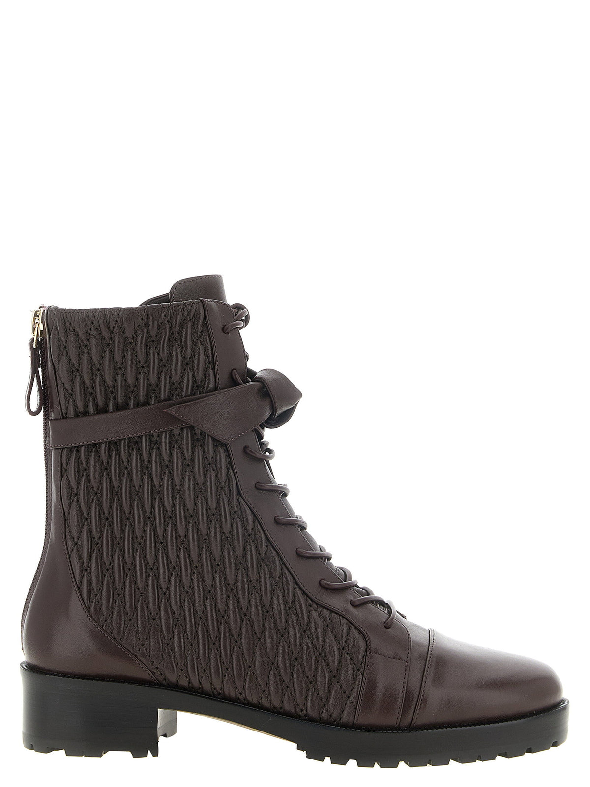 Alexandre Birman Quilted Clarita Combat Ankle Boots