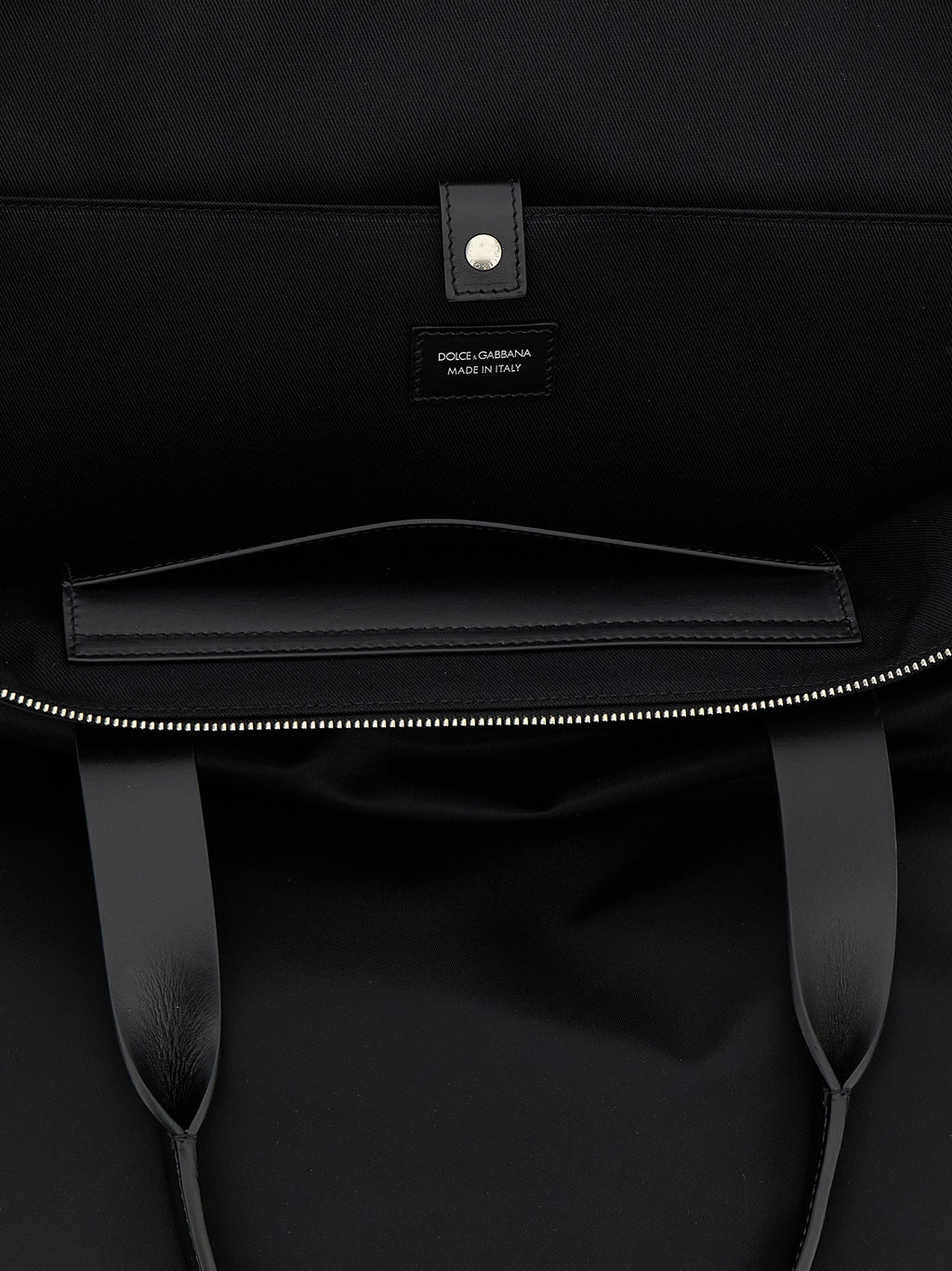 Dolce & Gabbana Big Logo Patch Shopping Bag