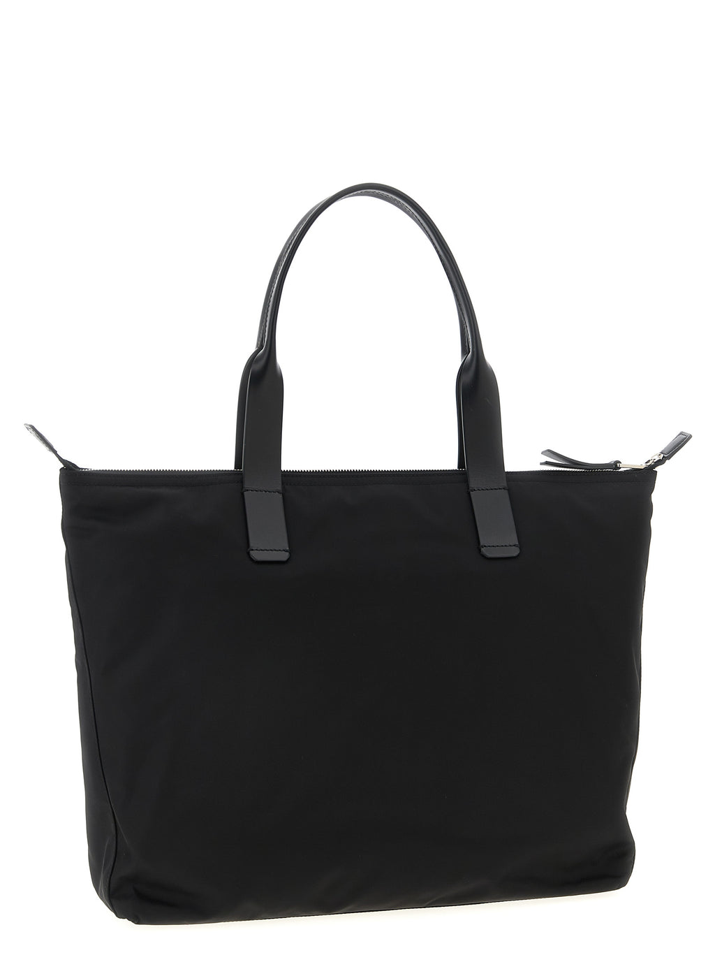 Dolce & Gabbana Media Logo Patch Shopping Bag