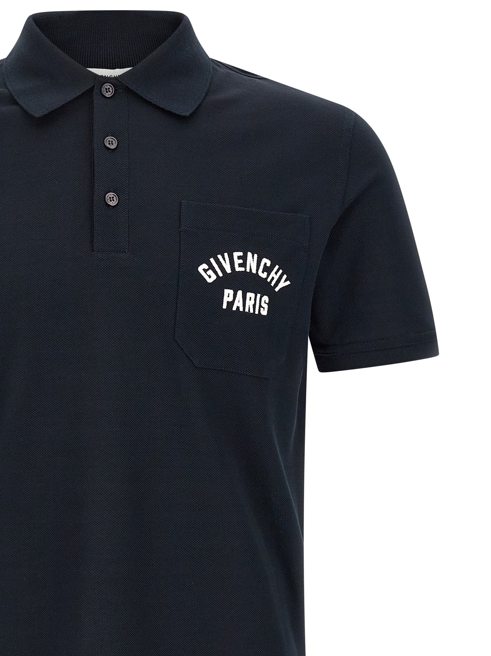 Givenchy Pocket Embroidery Polo Shirt