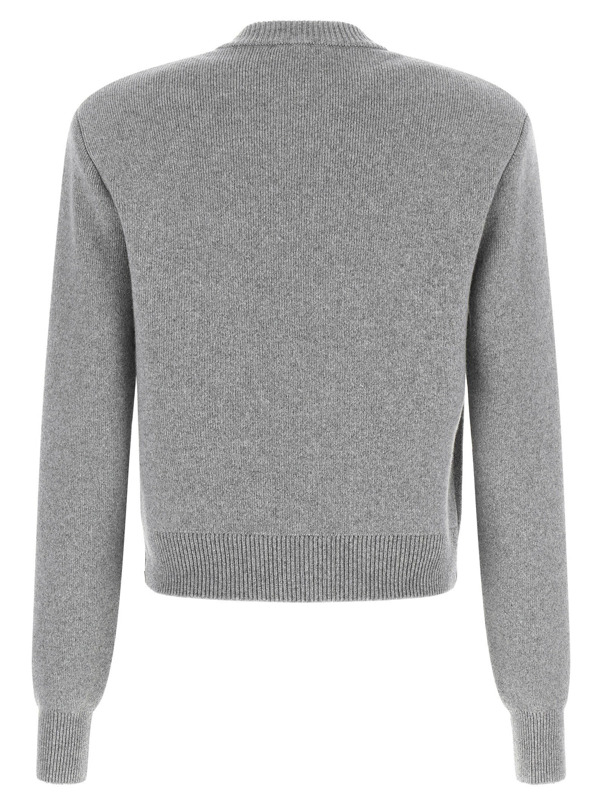 Balmain Sculpture Button Crew Neck Cardigan