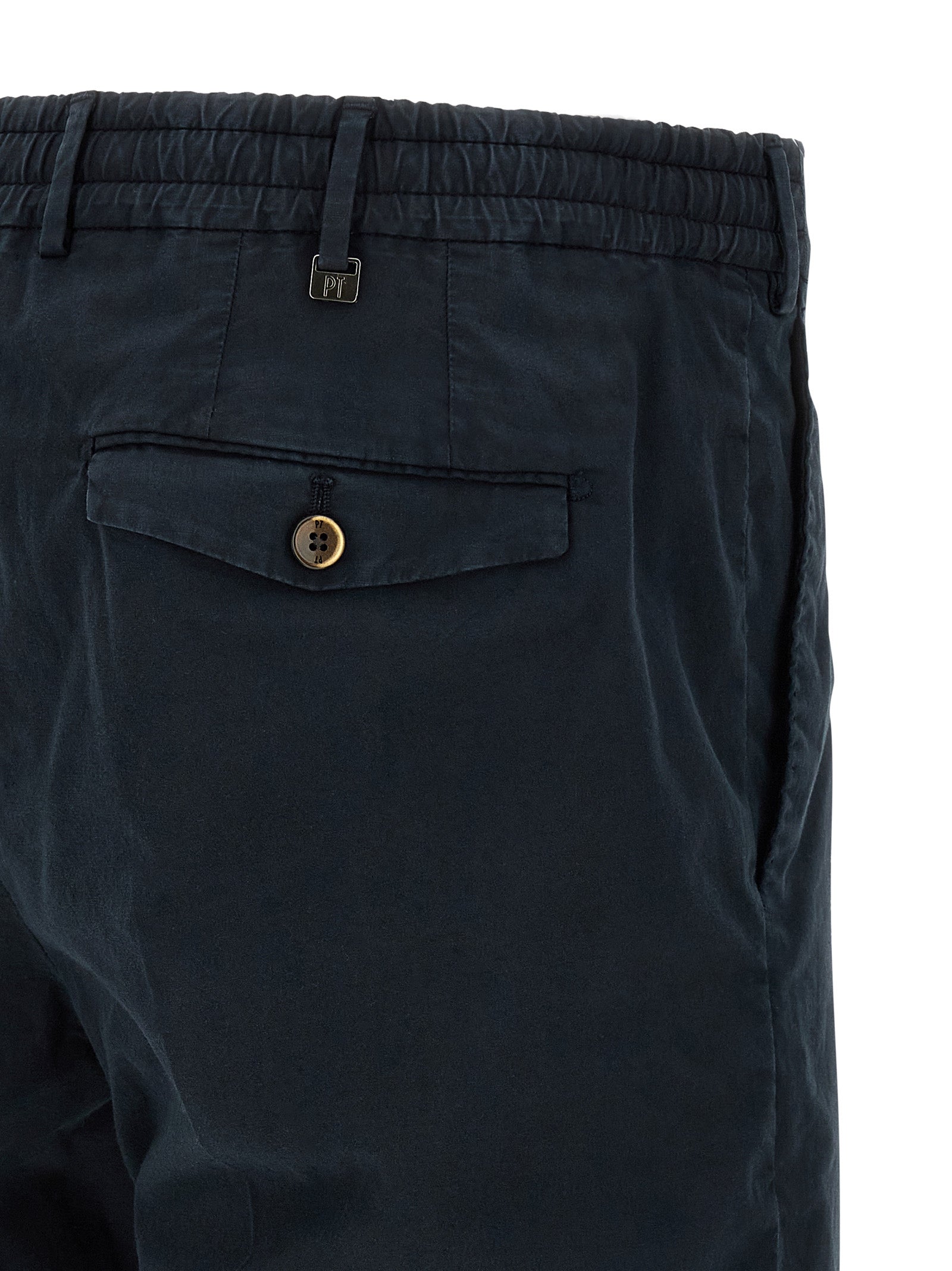 Pt Torino Stretch Cotton Bermuda Shorts