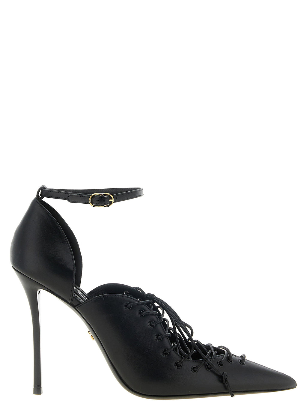 Dolce & Gabbana Leather Pumps With Lace-up