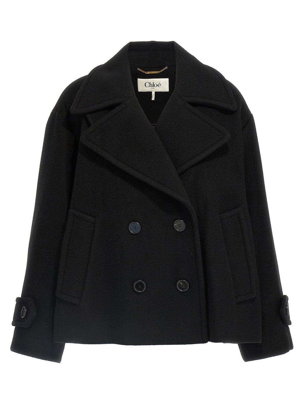 Chloé Double Breasted Wool Coat