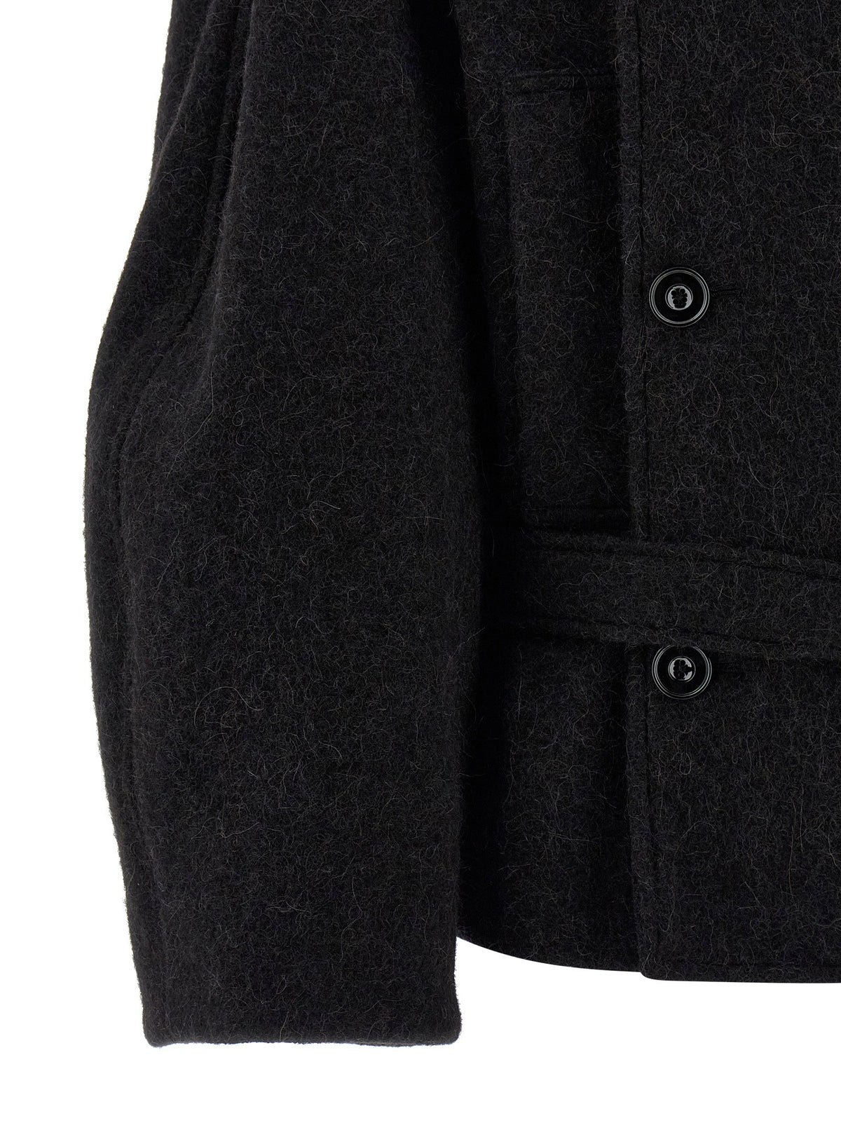 Lemaire Short Asymmetrical Bathrobe Coat