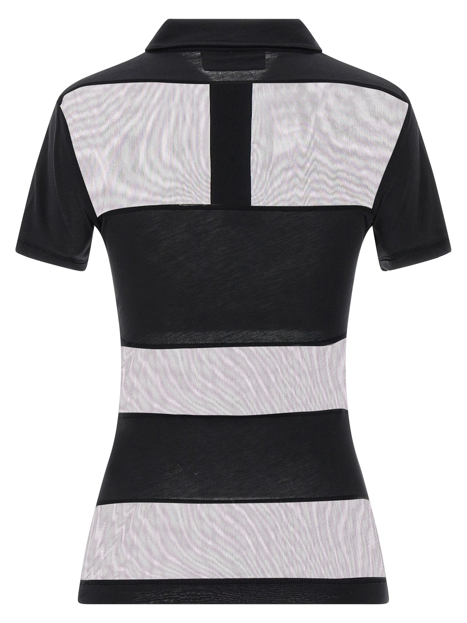 Coperni ‘sheer Striped’ Polo Shirt