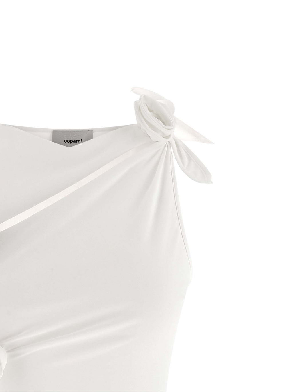 Coperni Asymmetric Flower Dress
