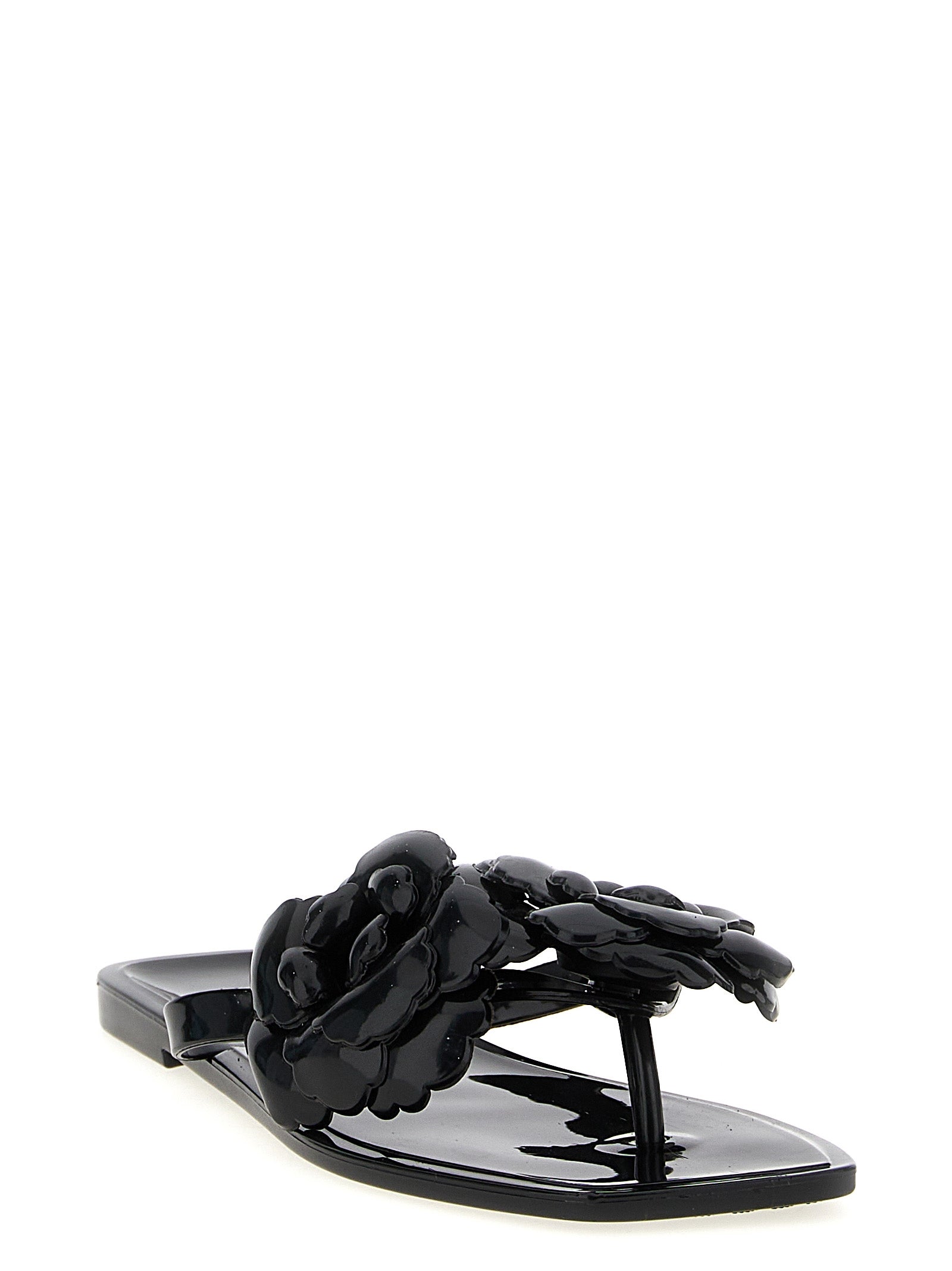 Coperni Silicone Flower Flat Sandals