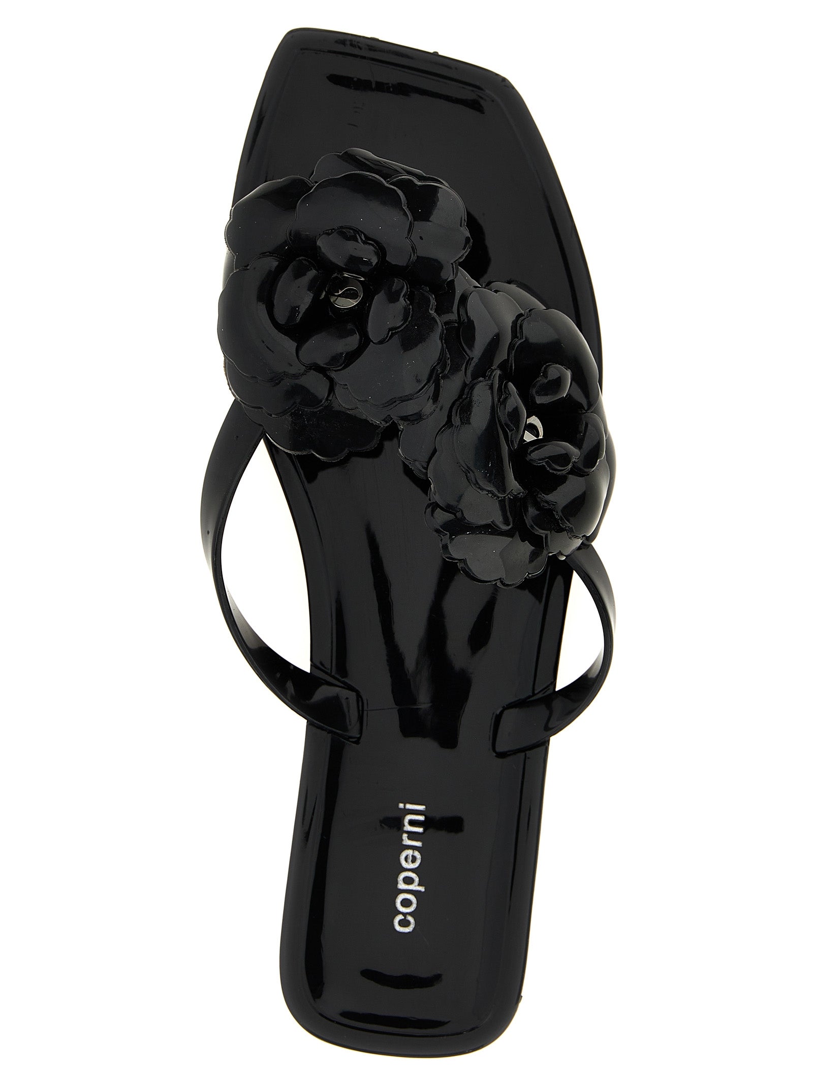 Coperni Silicone Flower Flat Sandals