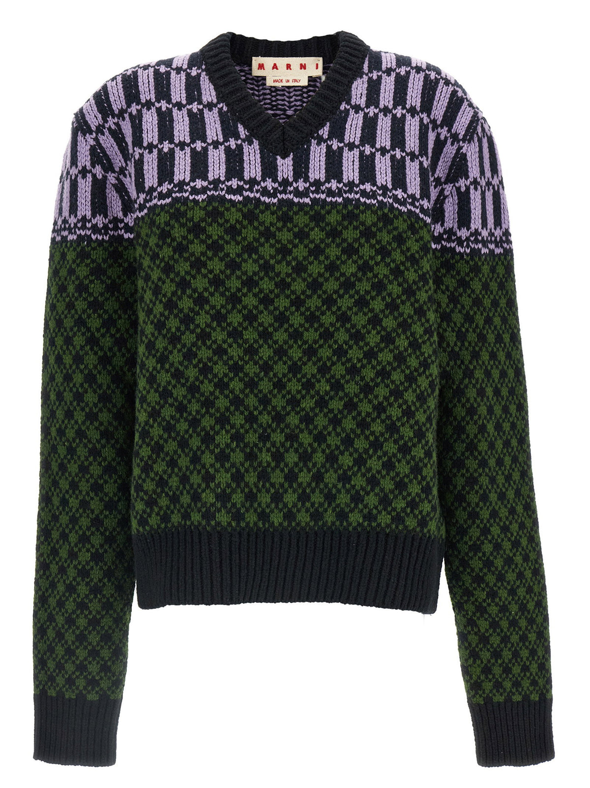 Marni Sweater With Geometric Pattern