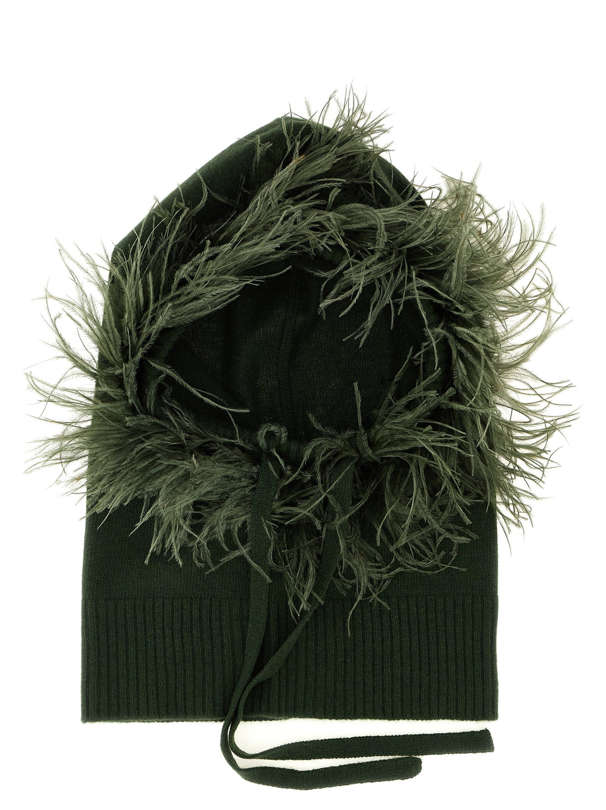 P.A.R.O.S.H. Balaclava With Feathers