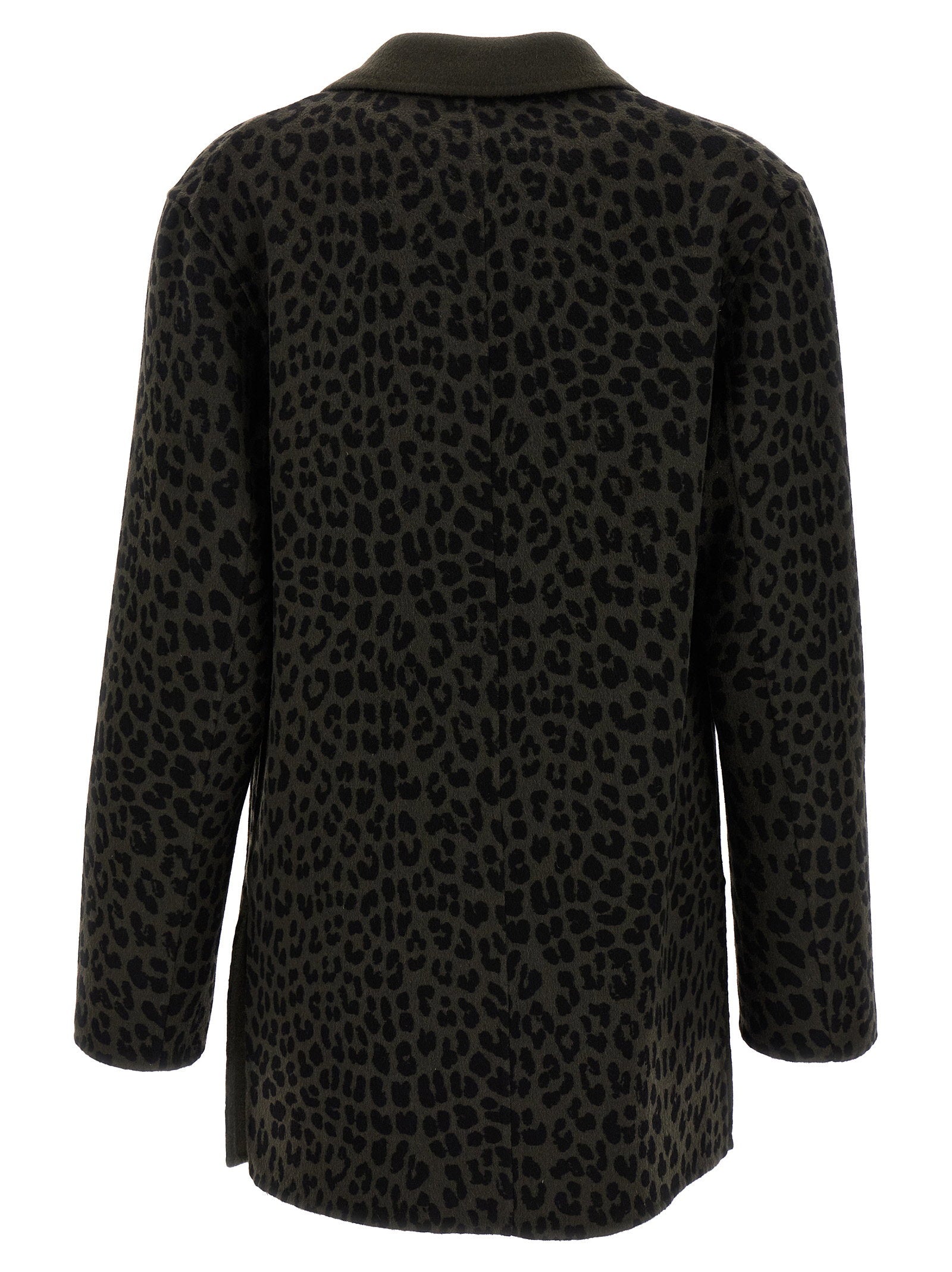 P.A.R.O.S.H. Animal Print Double-breasted Blazer