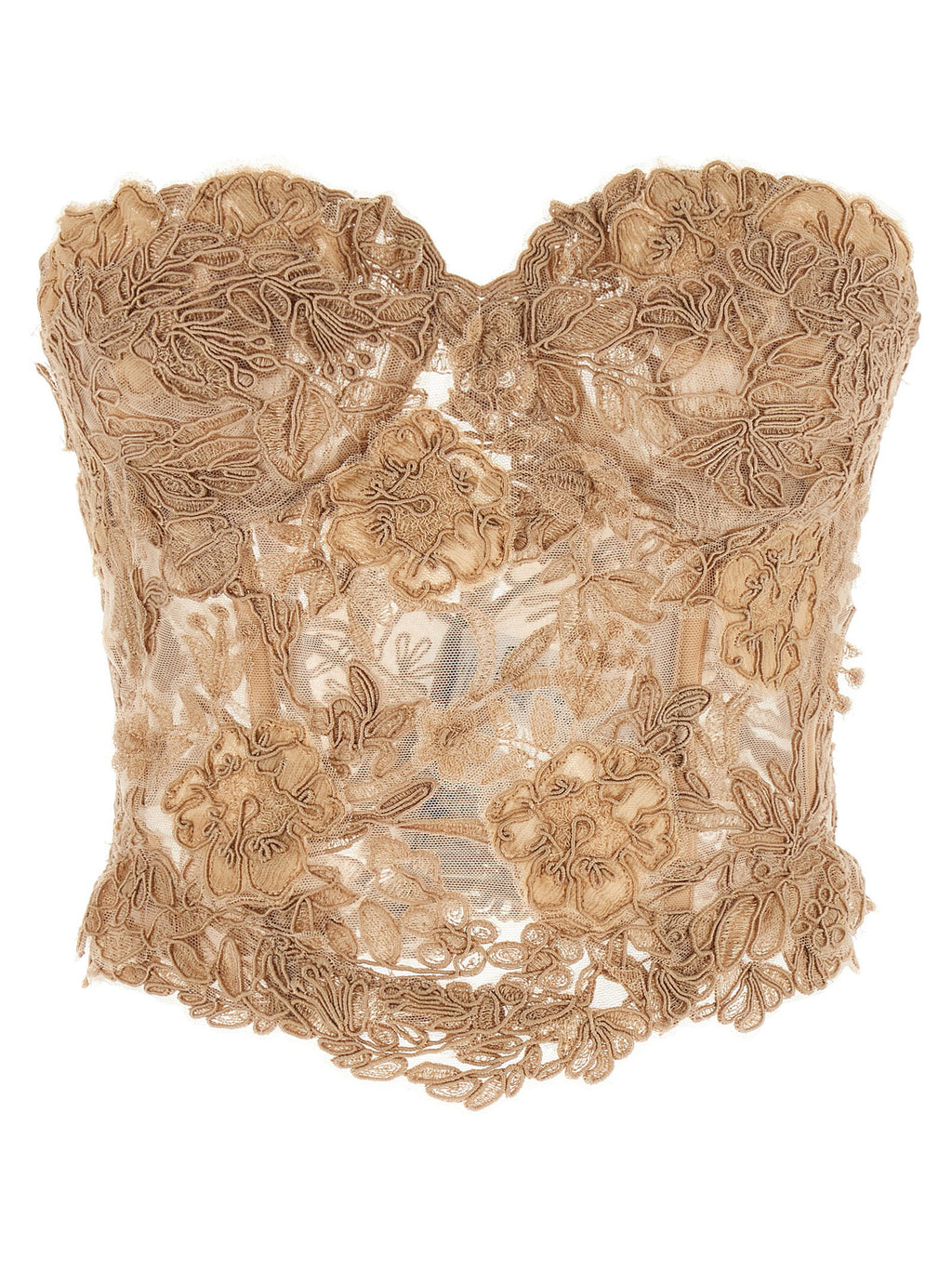 Ermanno Scervino Lace Bustier Top