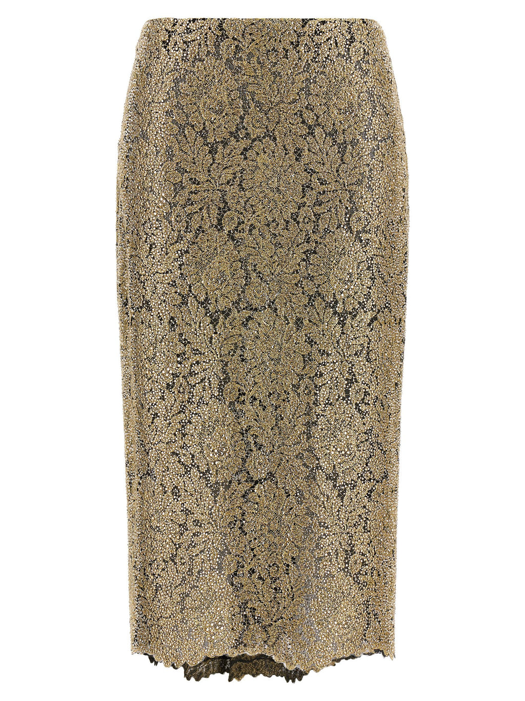 Ermanno Scervino Embroidered Tulle Skirt