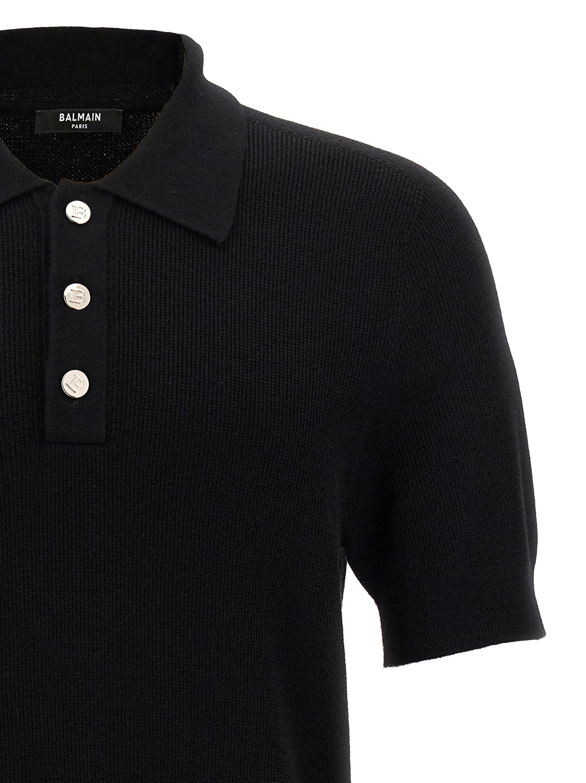 Balmain Label Polo Shirt