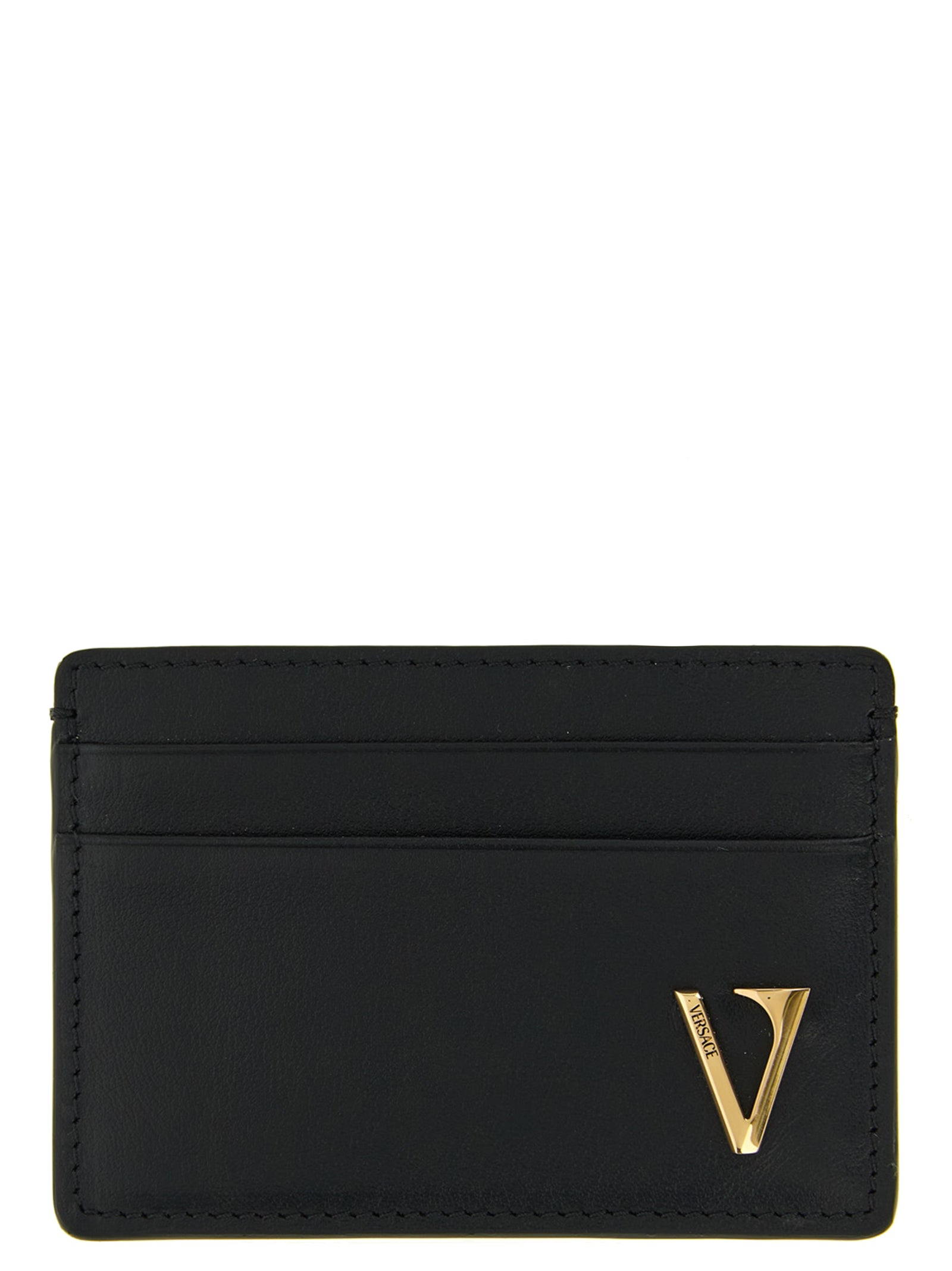 Versace V Logo Card Holder