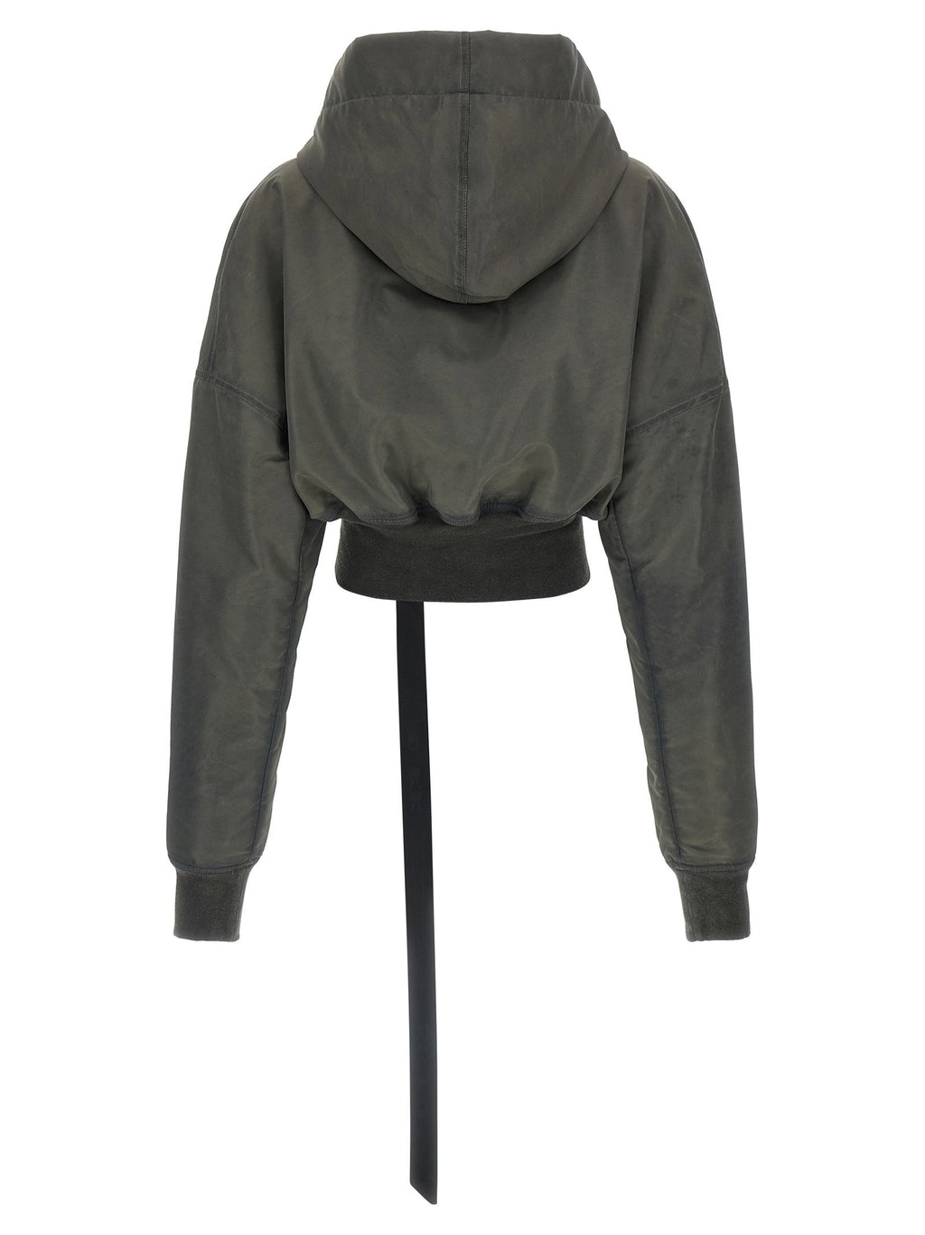 Drkshdw Hooded Cropped Flight Bomber Jacket
