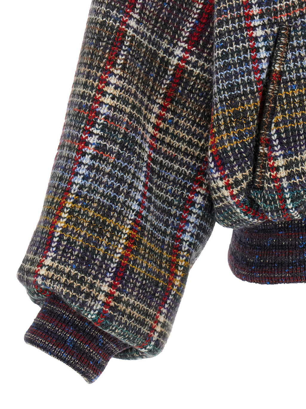 Missoni Check Pattern Bomber Jacket