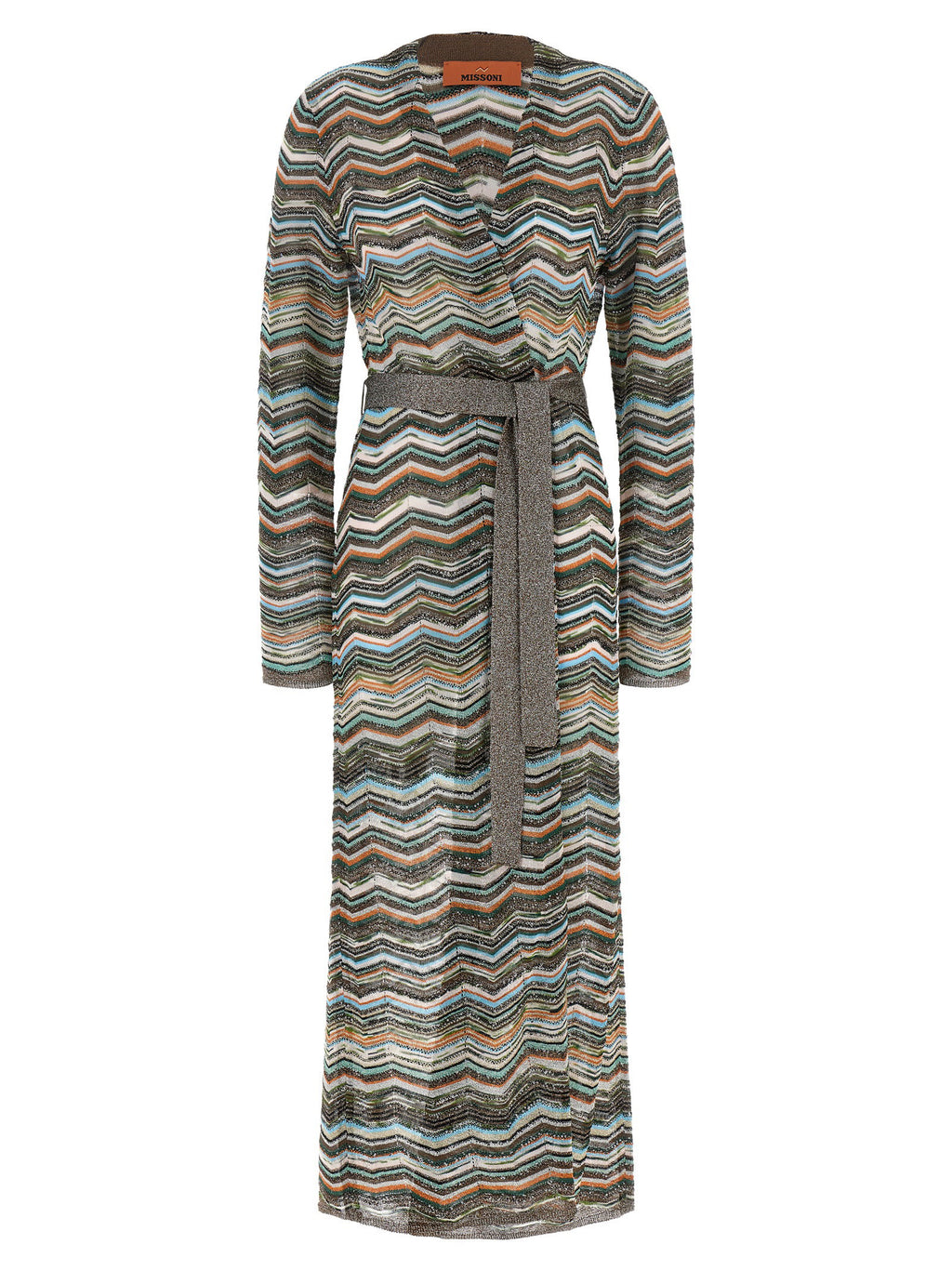 Missoni Chevron Lamé Cardigan