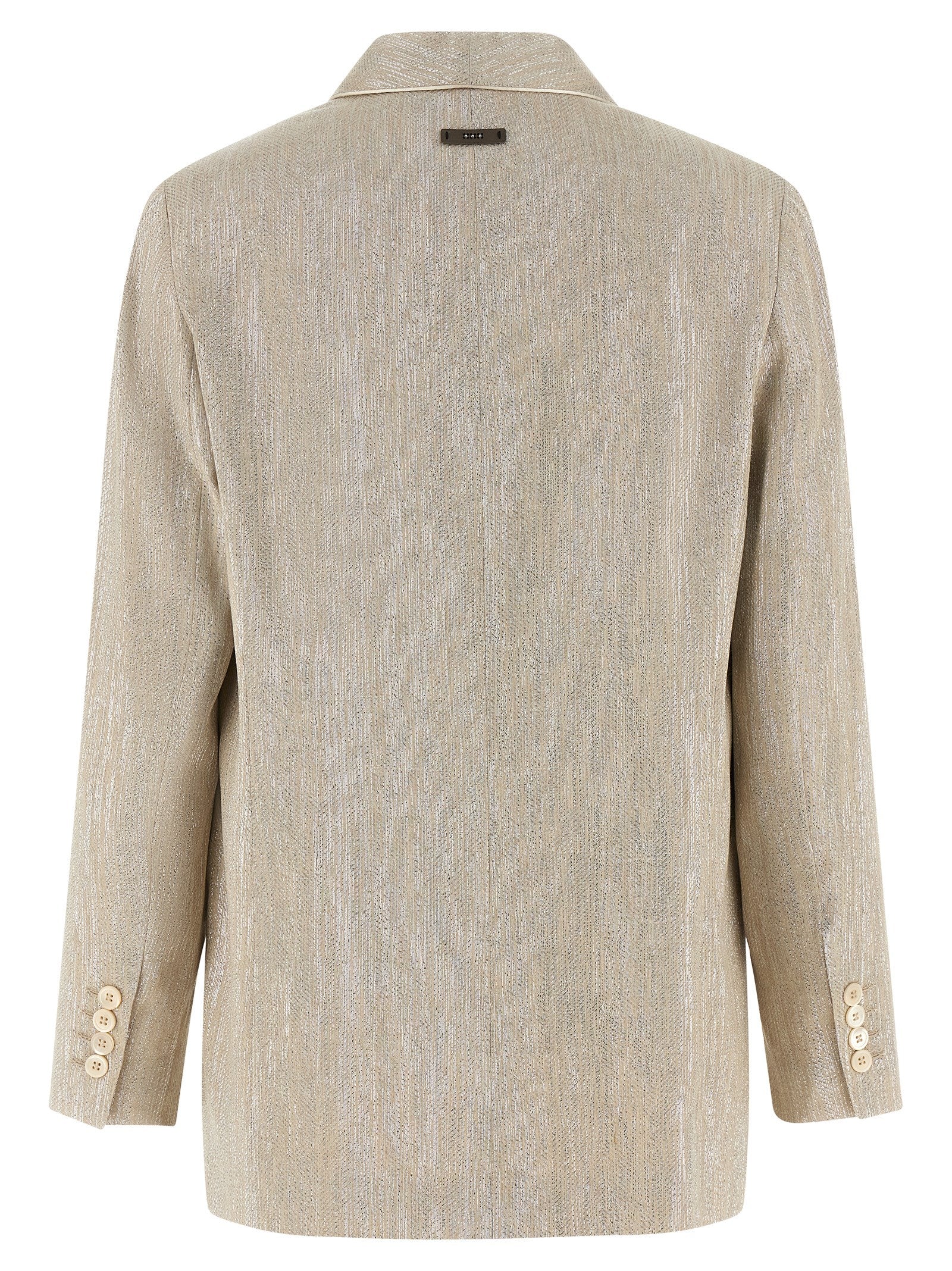 Peserico Lamé Thread Blazer
