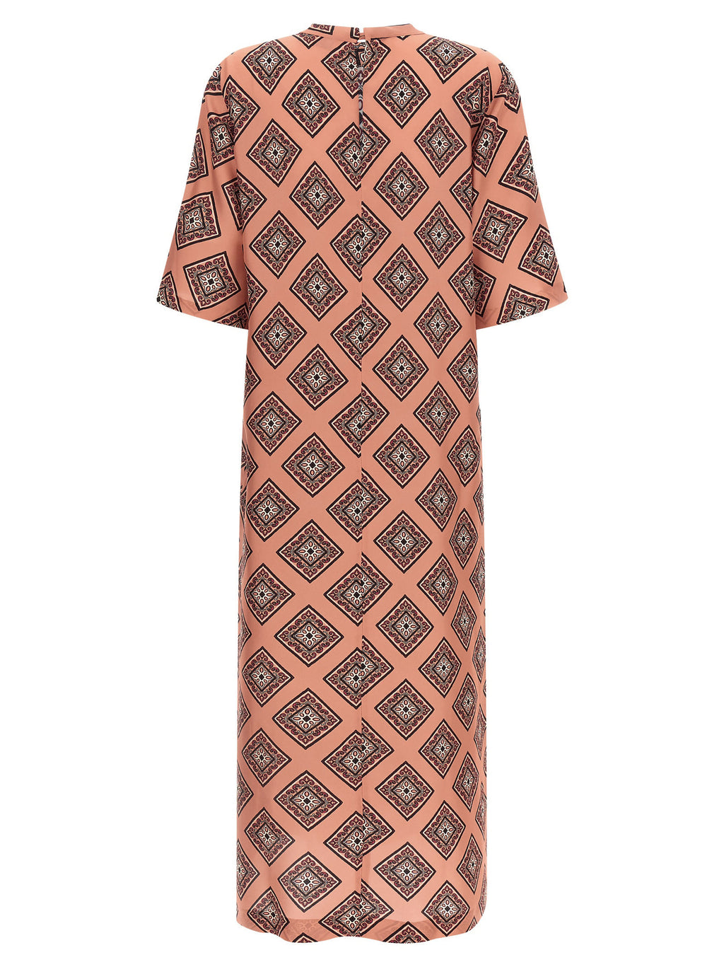 Alberto Biani Tie Print Dress