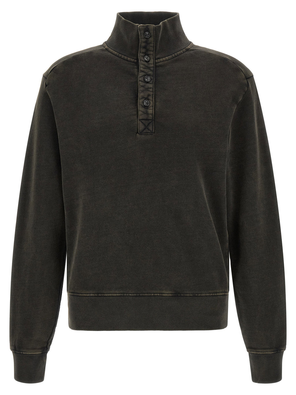 Entire Studios Buttoned Turtleneck Sweatshirt