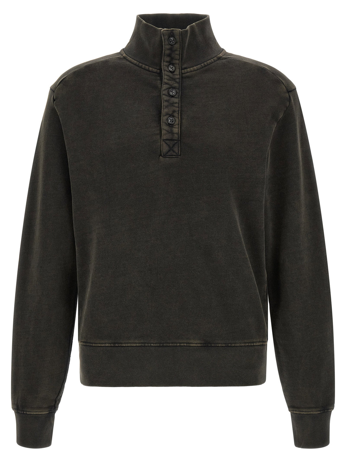 Entire Studios Buttoned Turtleneck Sweatshirt