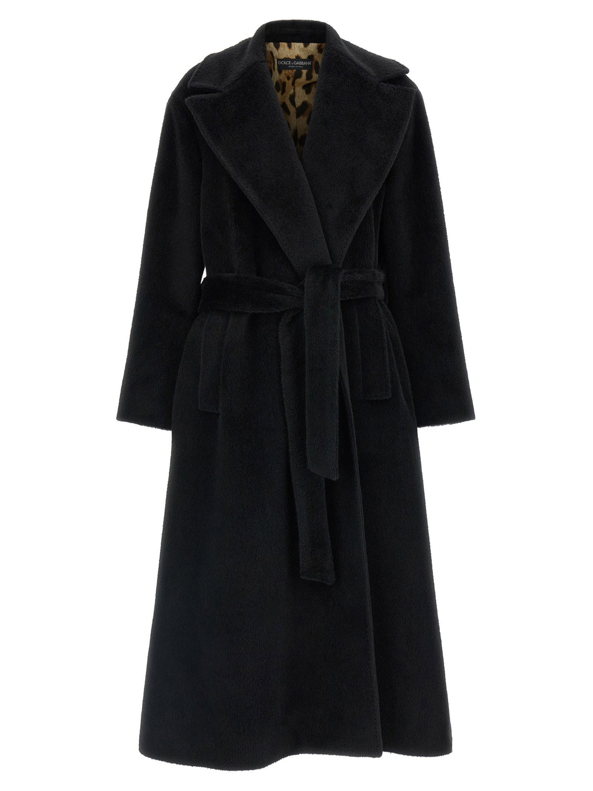 Dolce & Gabbana Cappotto Cintura In Vita Coat