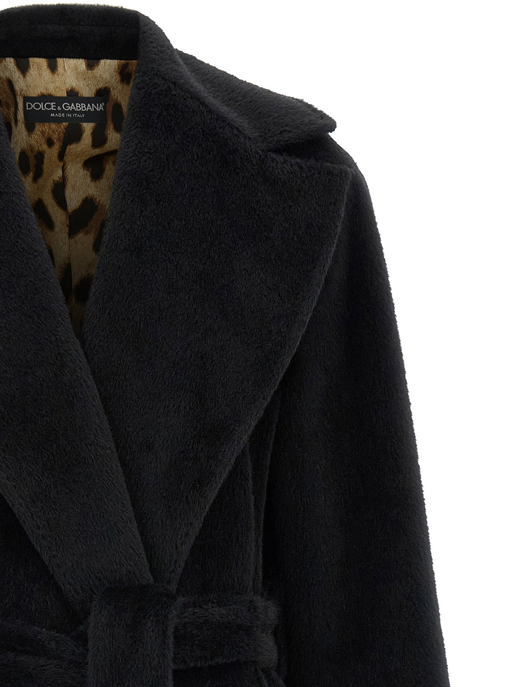 Dolce & Gabbana Cappotto Cintura In Vita Coat