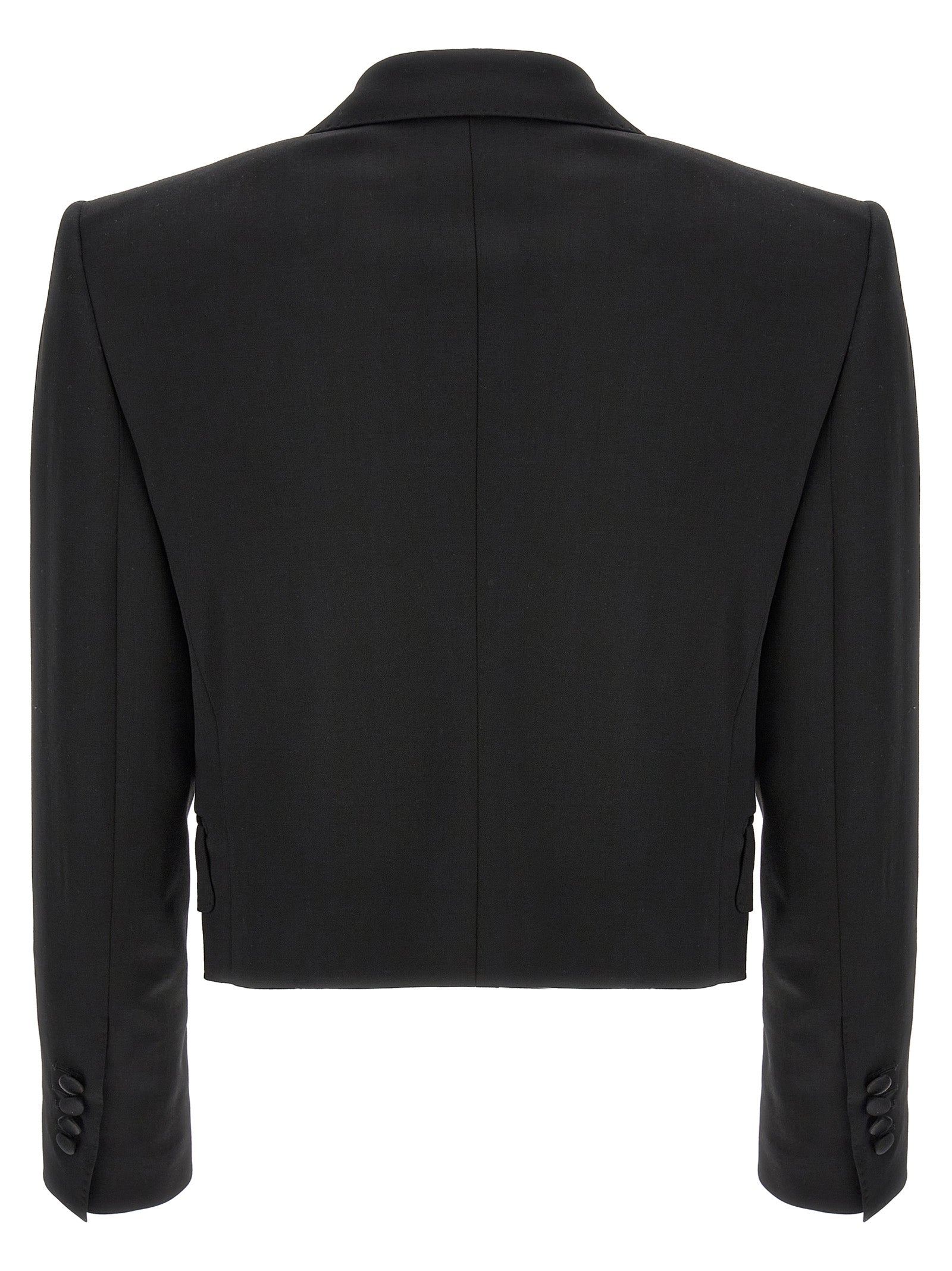 Dolce & Gabbana Tuxedo Crop Blazer