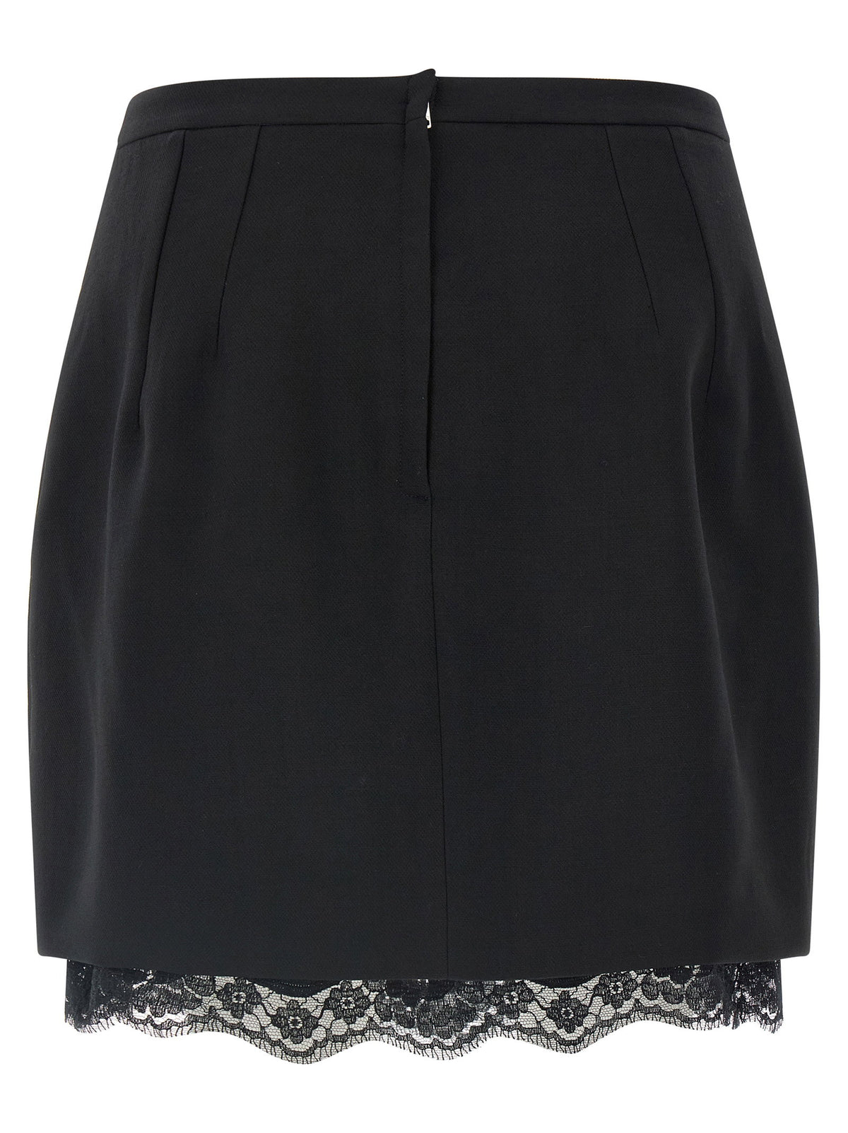 Dolce & Gabbana Double Crêpe Wool Skirt