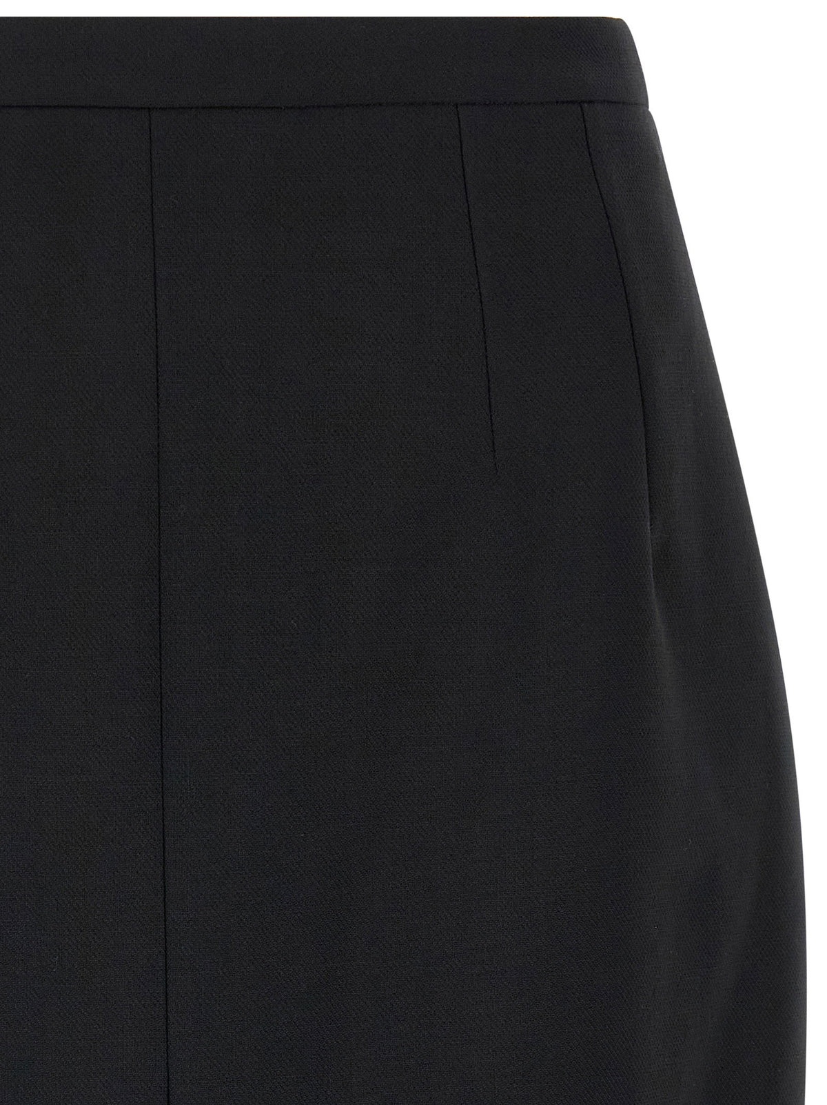 Dolce & Gabbana Double Crêpe Wool Skirt