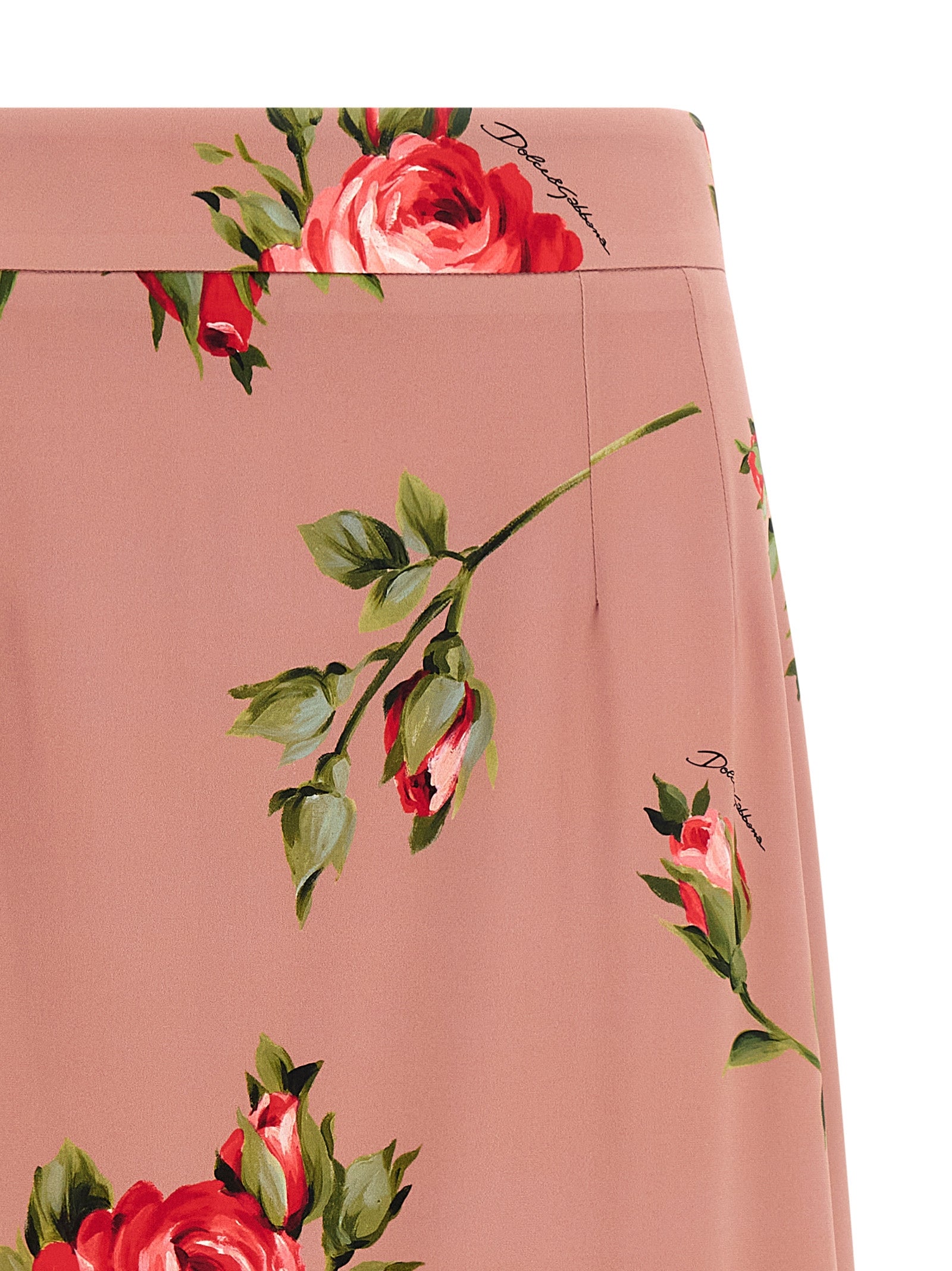 Dolce & Gabbana Bouquet Rose Skirt